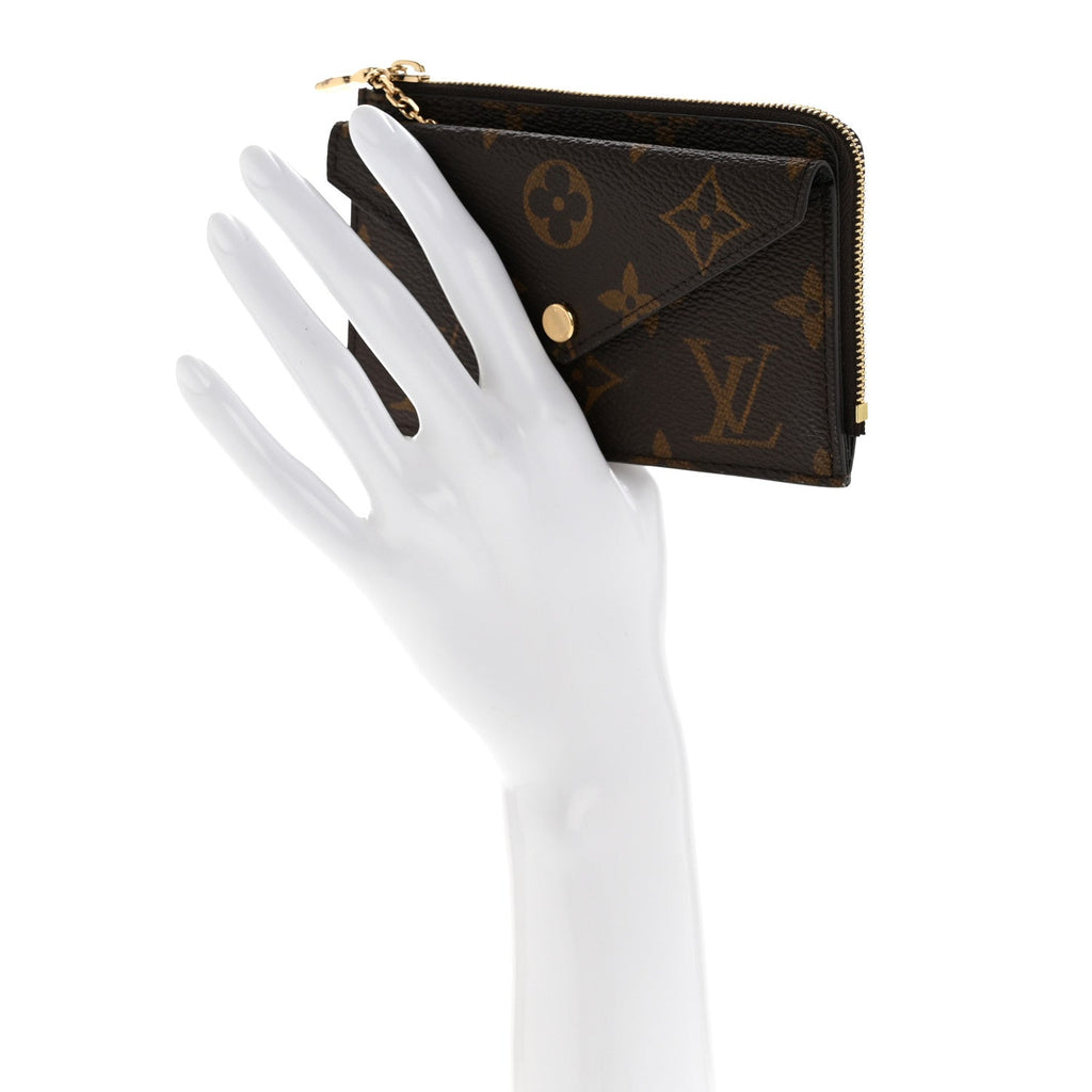 Louis Vuitton Monogram Recto Verso Card Holder Black