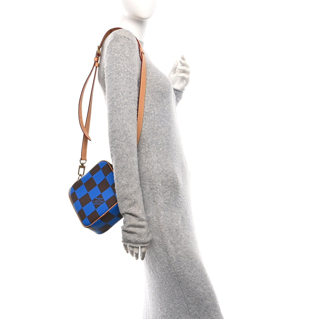Louis Vuitton Damier Pop Chess Messenger Blue