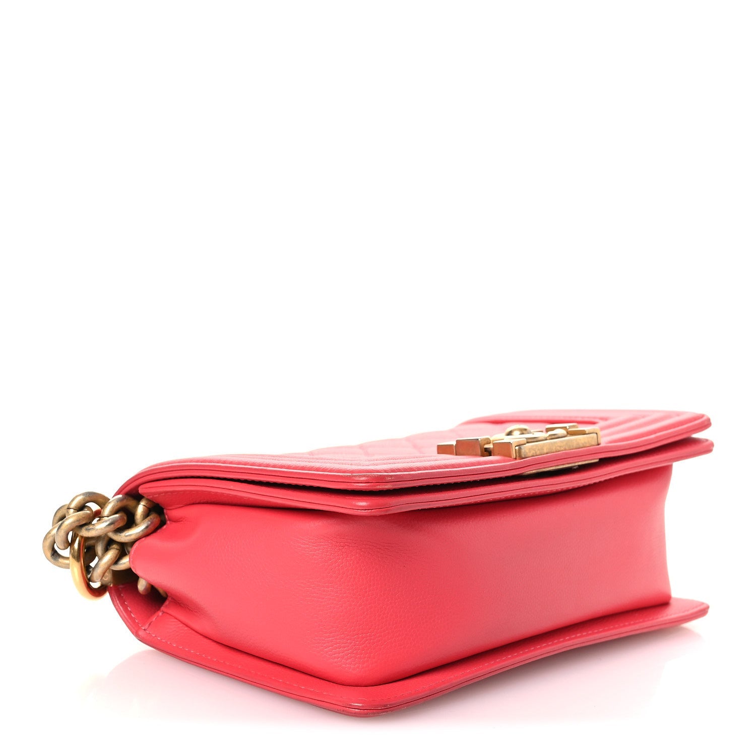 Chanel Caviar Quilted Small Boy Flap Pink