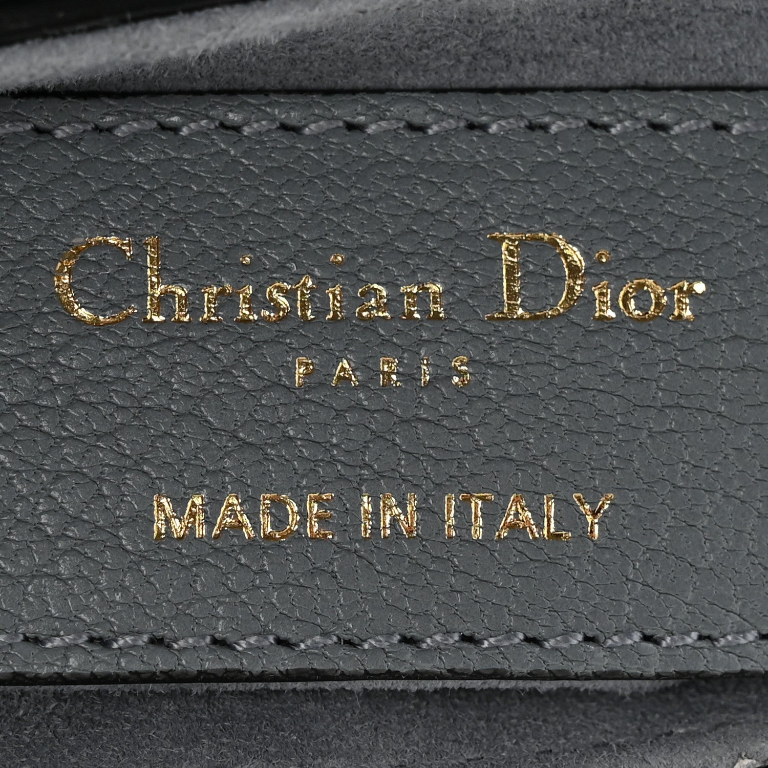 Christian Dior Goatskin Micro Saddle Bag Cloud Blue