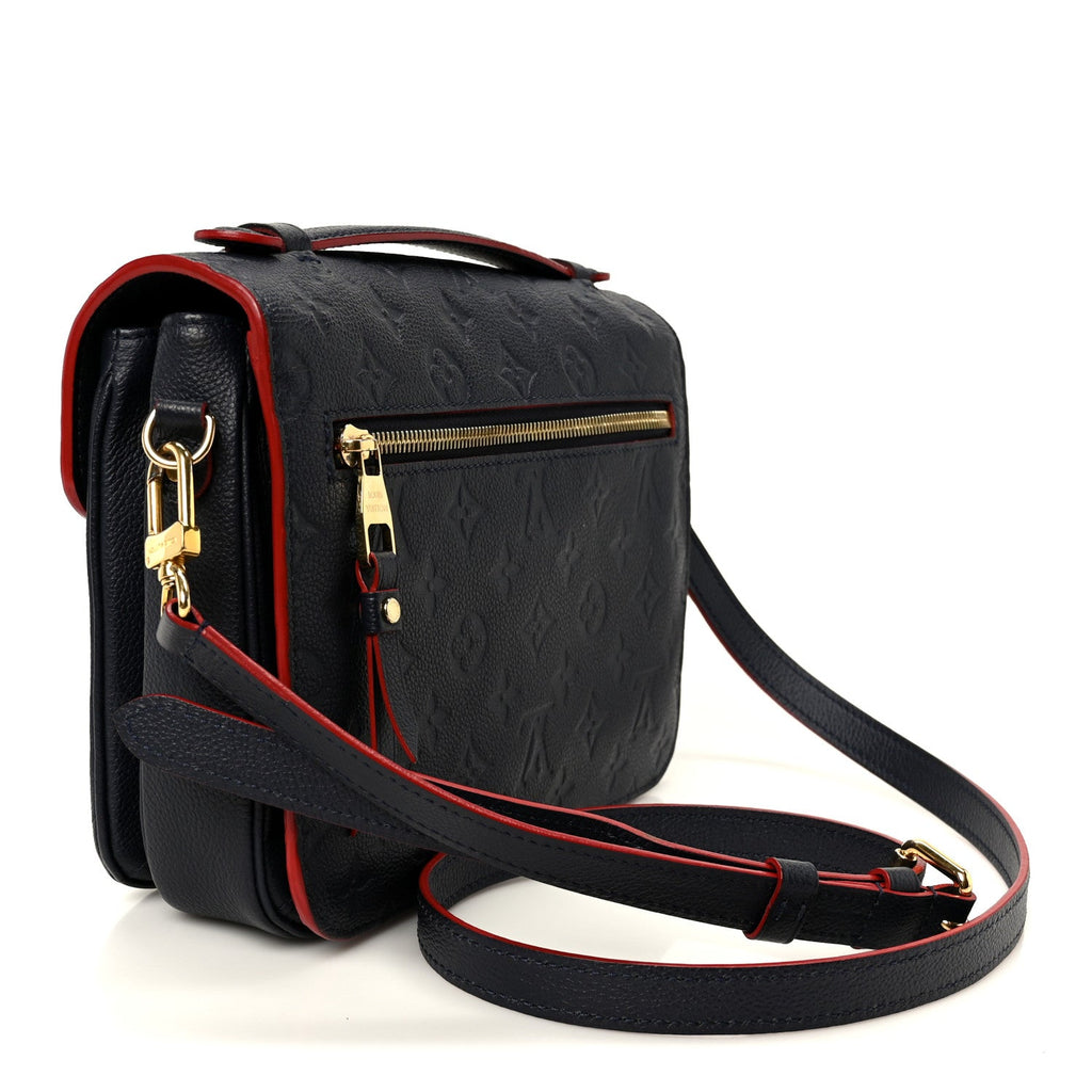 Louis Vuitton Empreinte Pochette Metis Marine Rouge