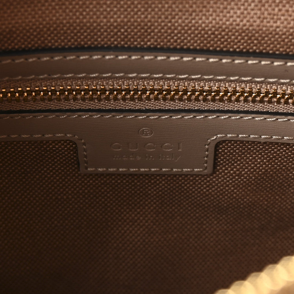 Gucci GG Shadow Monogram Super Mini Ophidia Shoulder Bag Taupe