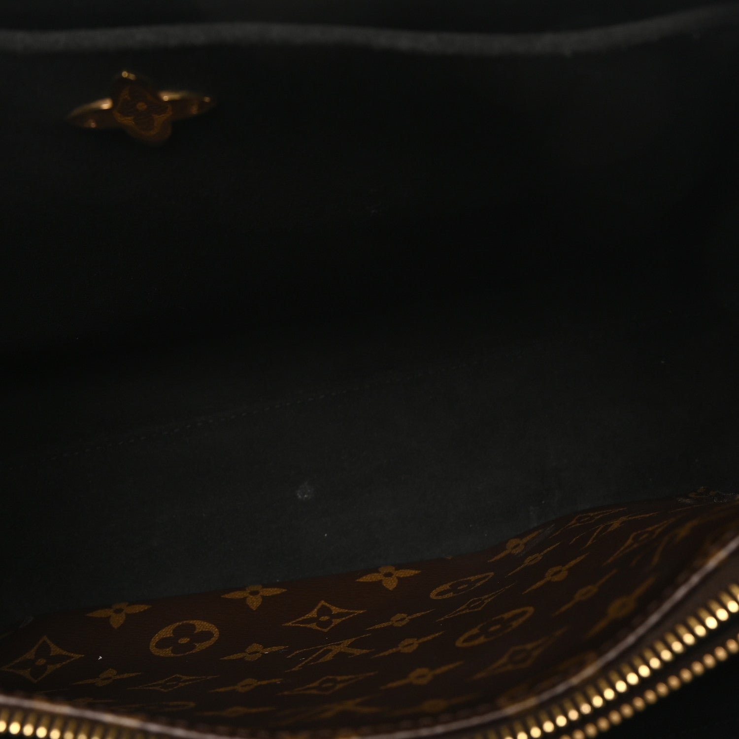 Louis Vuitton Monogram Flower Tote Black