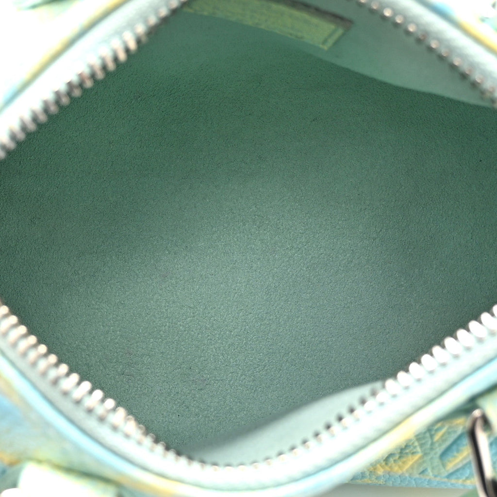 Louis Vuitton Empreinte Monogram Summer Stardust Nano Speedy Water Green