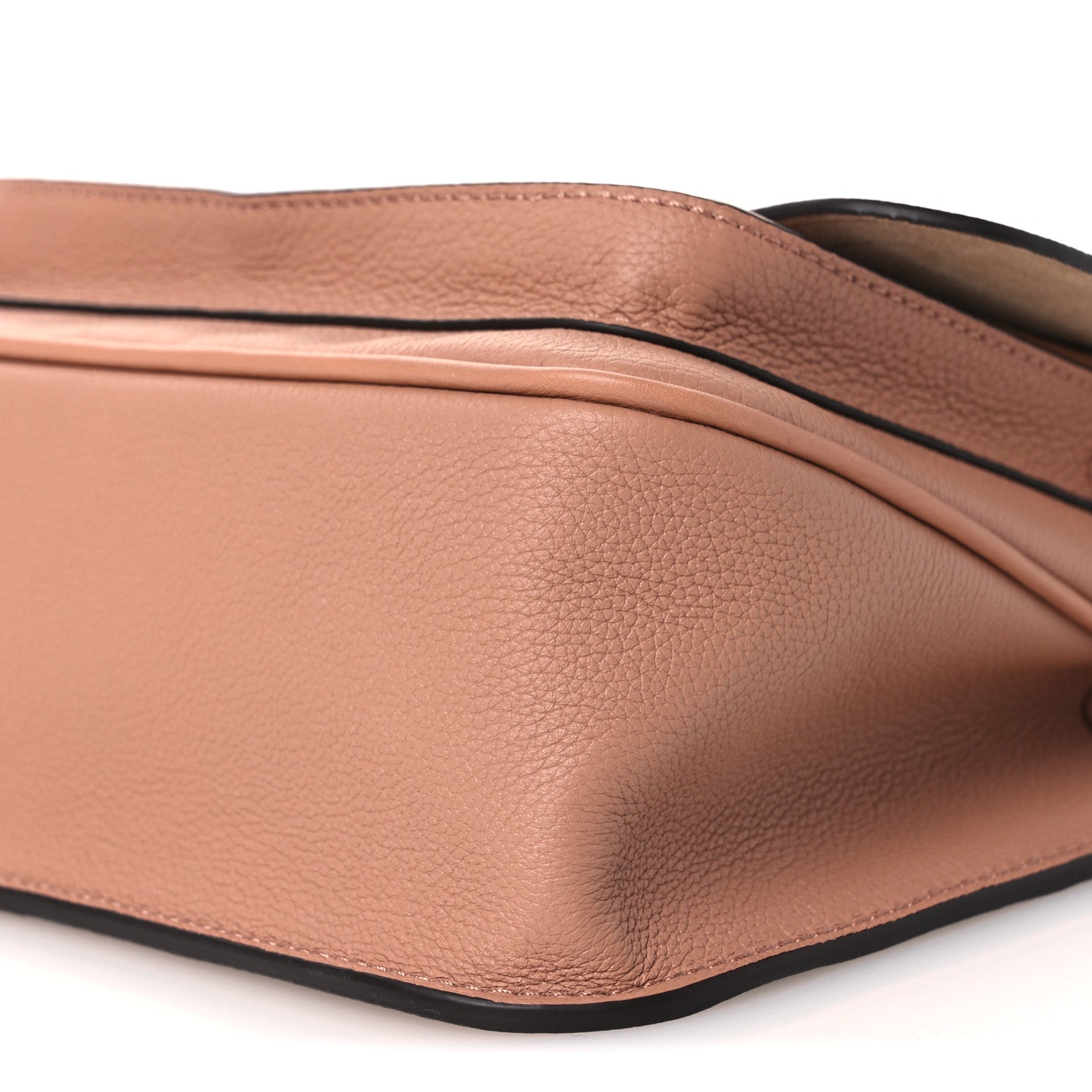 Louis Vuitton Grained Calfskin Lockme Chain Bag PM Rose Silk