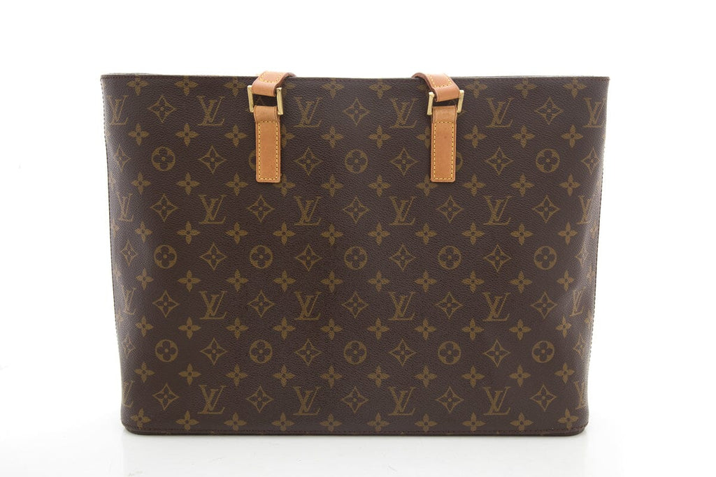 Louis Vuitton 2001  Brown Luco Monogram Canvas Handbag