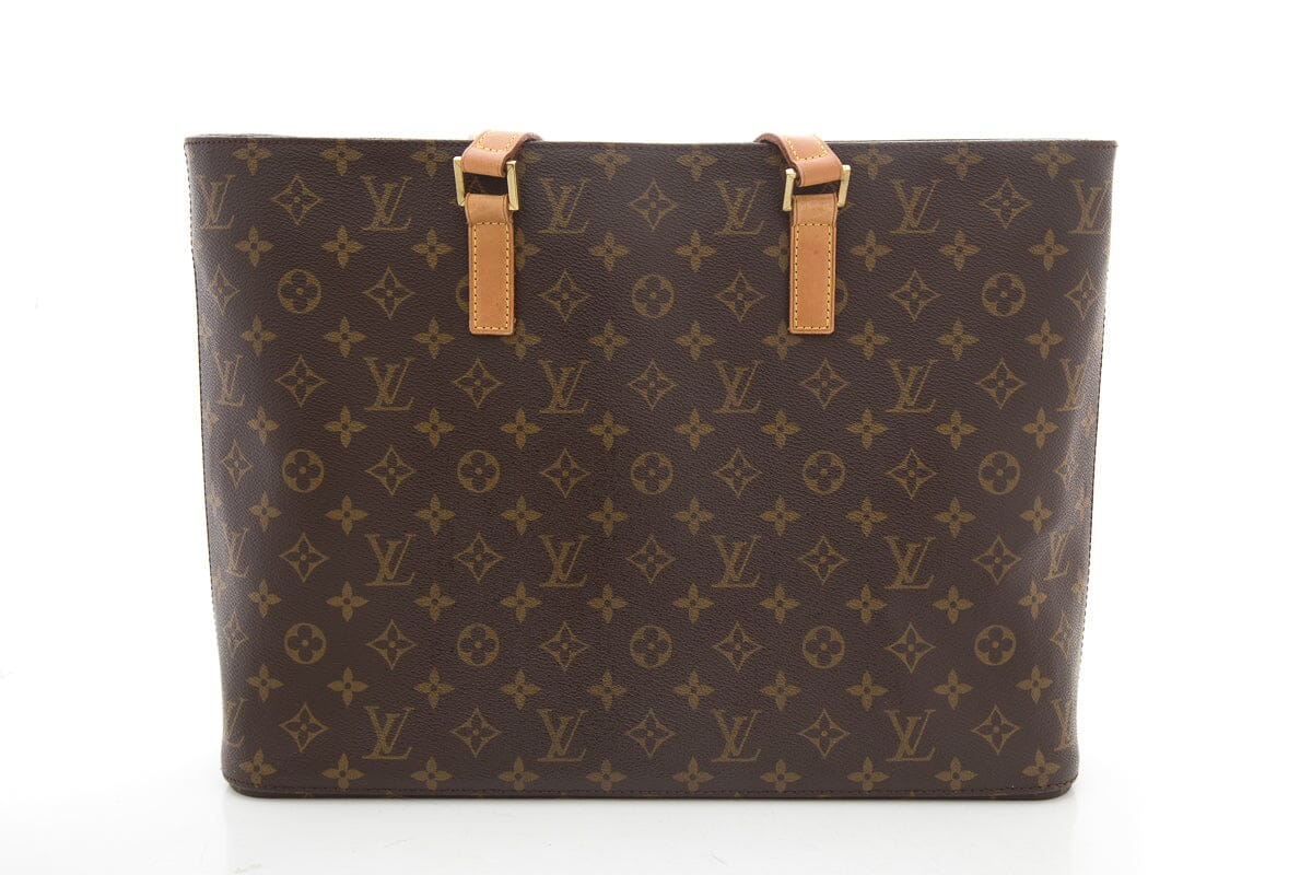 Louis Vuitton 2001  Brown Luco Monogram Canvas Handbag