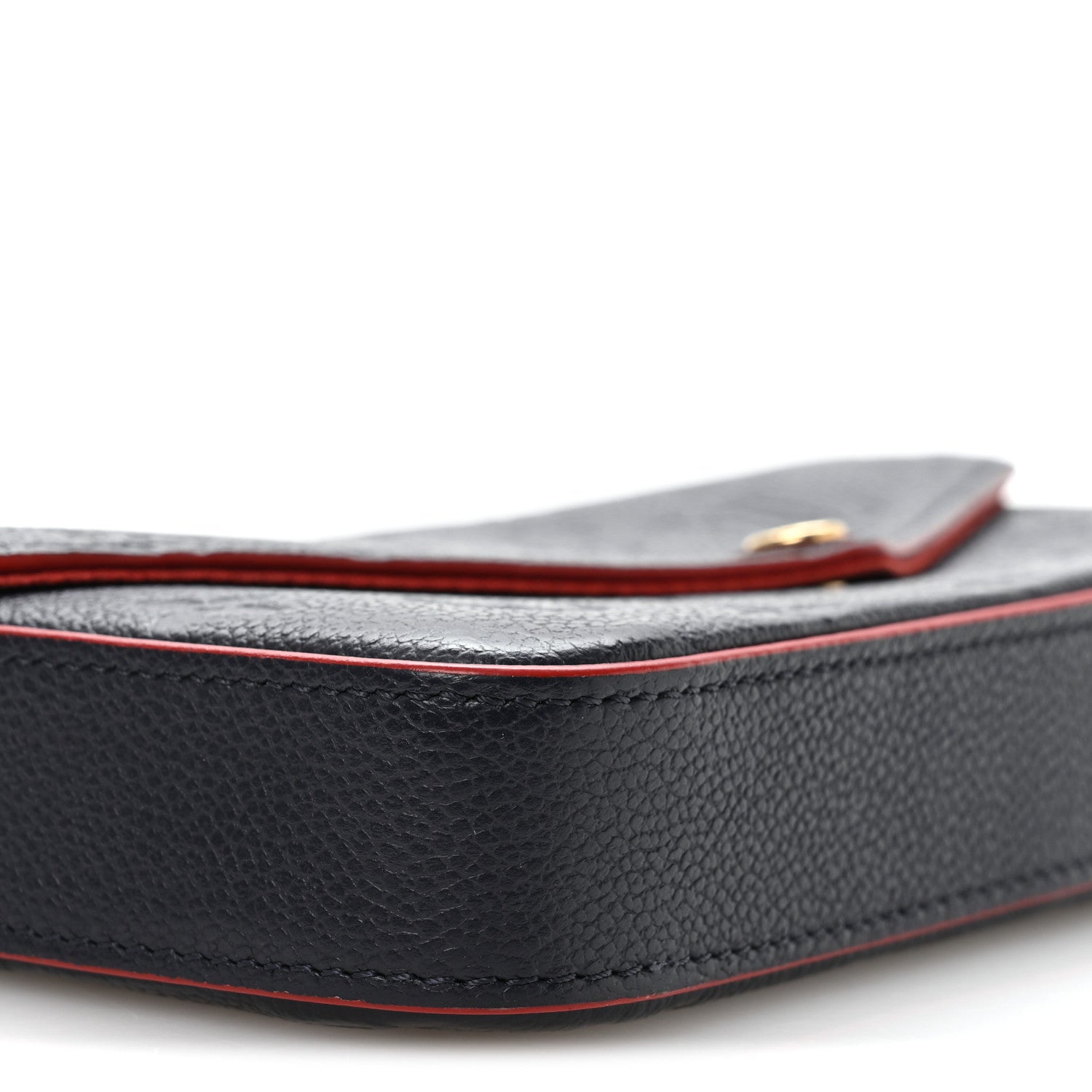 Louis Vuitton Empreinte Pochette Felicie Chain Wallet Marine Rouge