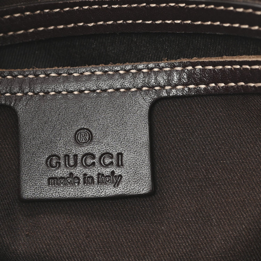Gucci GG Plus Monogram Joy Vertical Tote Dark Brown