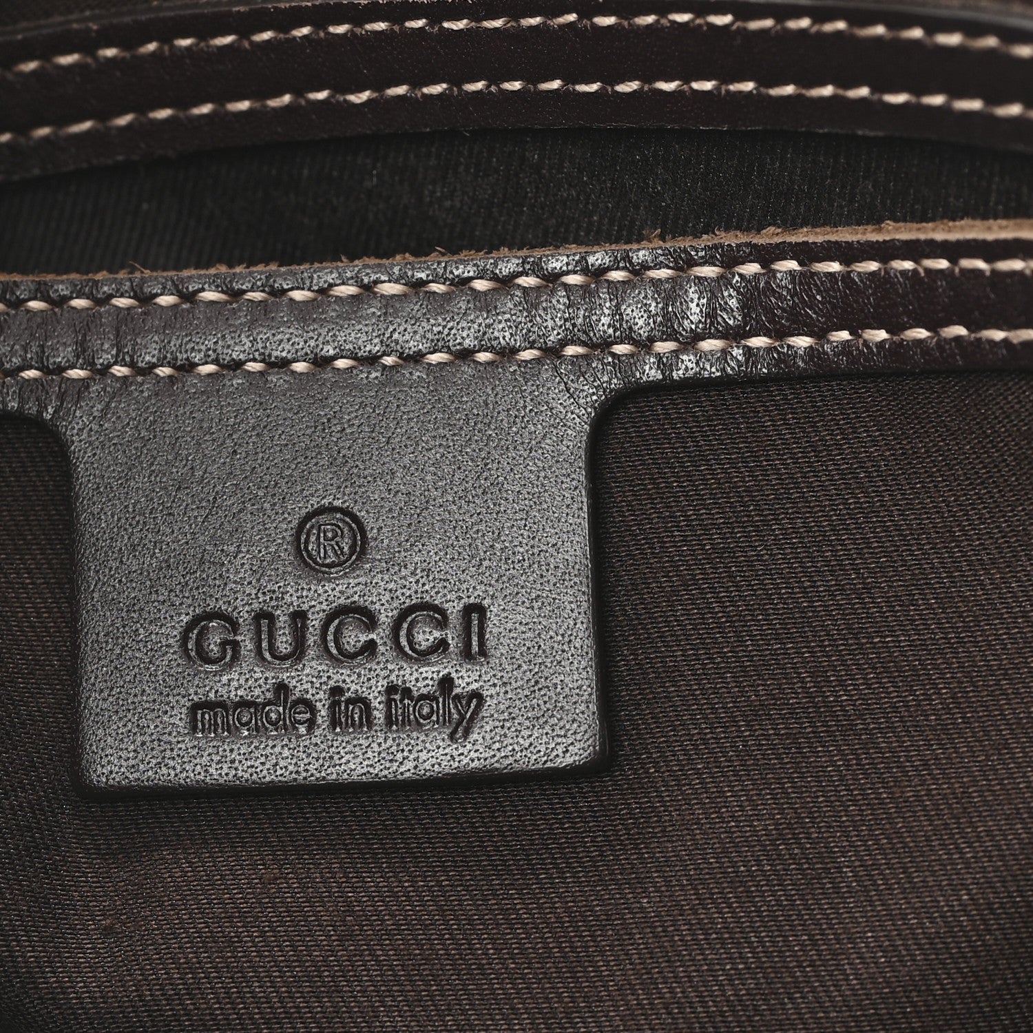 Gucci GG Plus Monogram Joy Vertical Tote Dark Brown