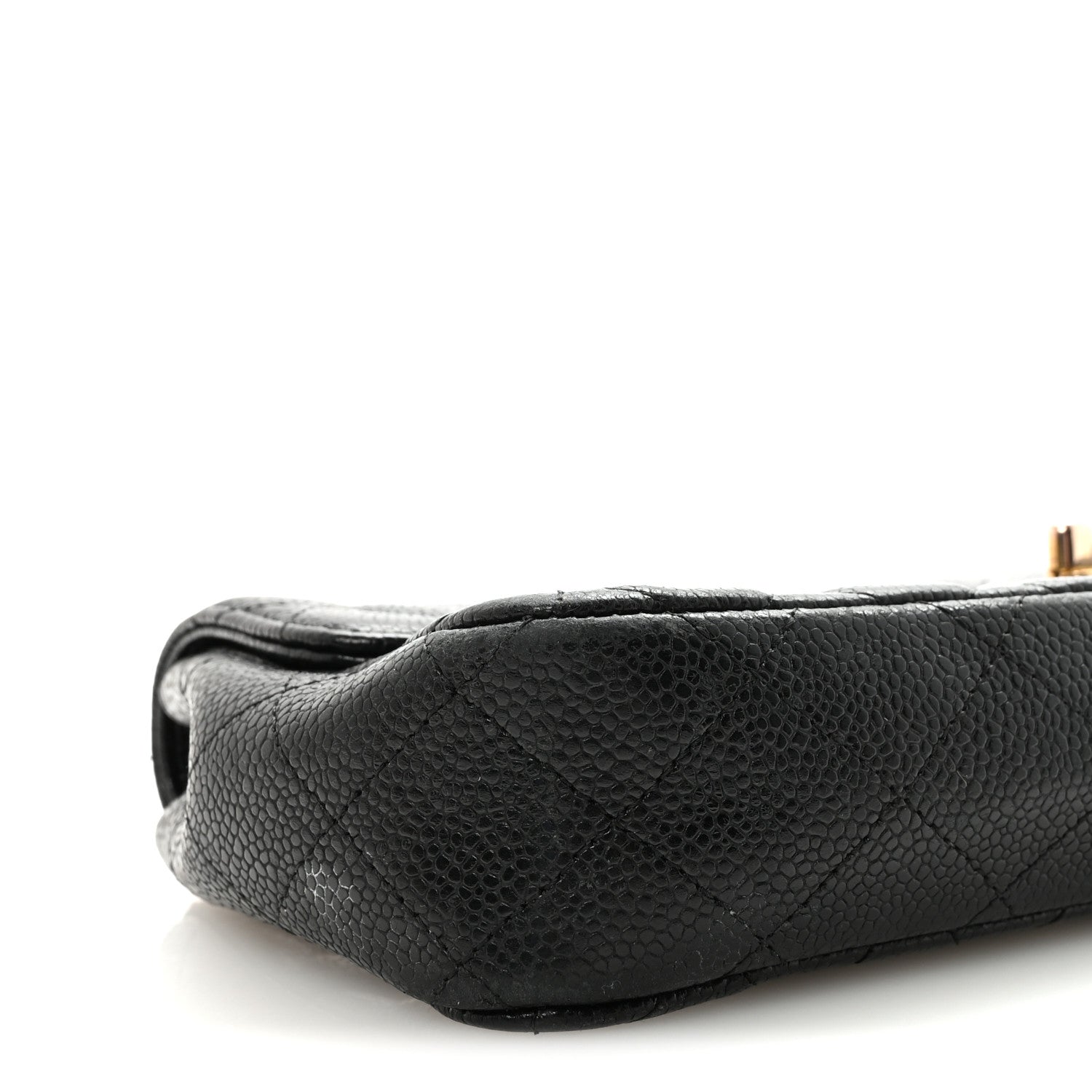 Chanel Caviar Quilted East West Flap Black