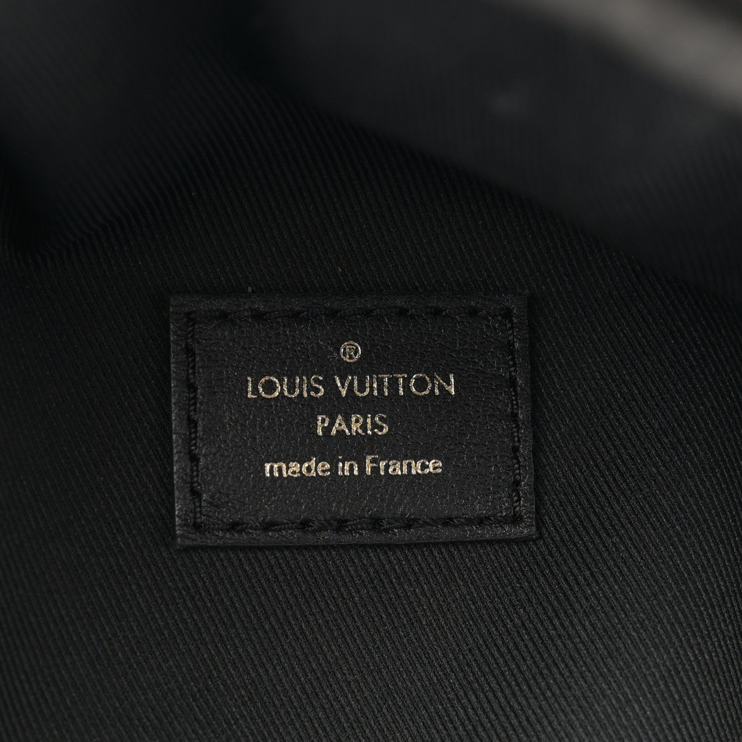 Louis Vuitton Calfskin Quilted New Wave Bumbag Black