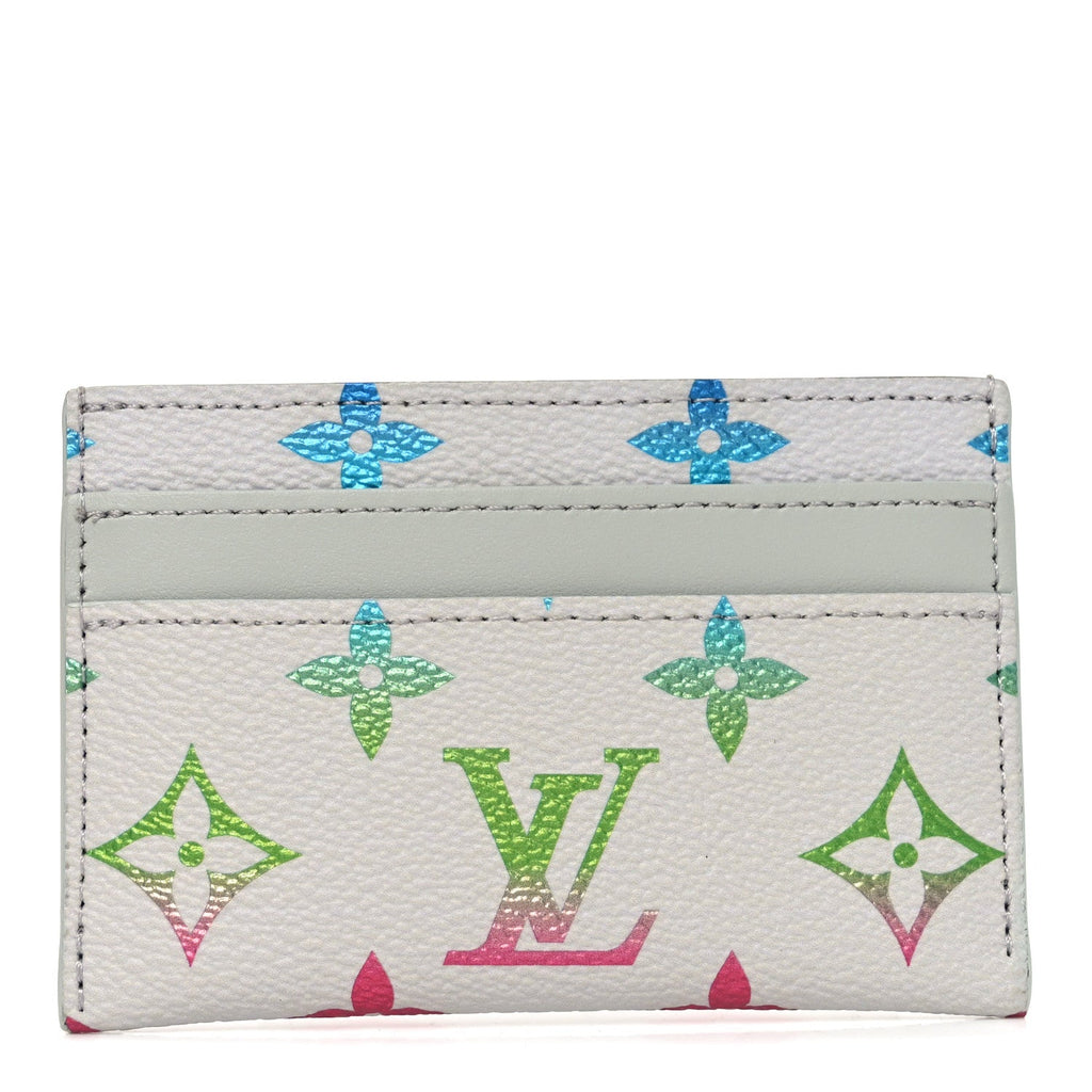 Louis Vuitton Monogram Card Holder Gradient Grey