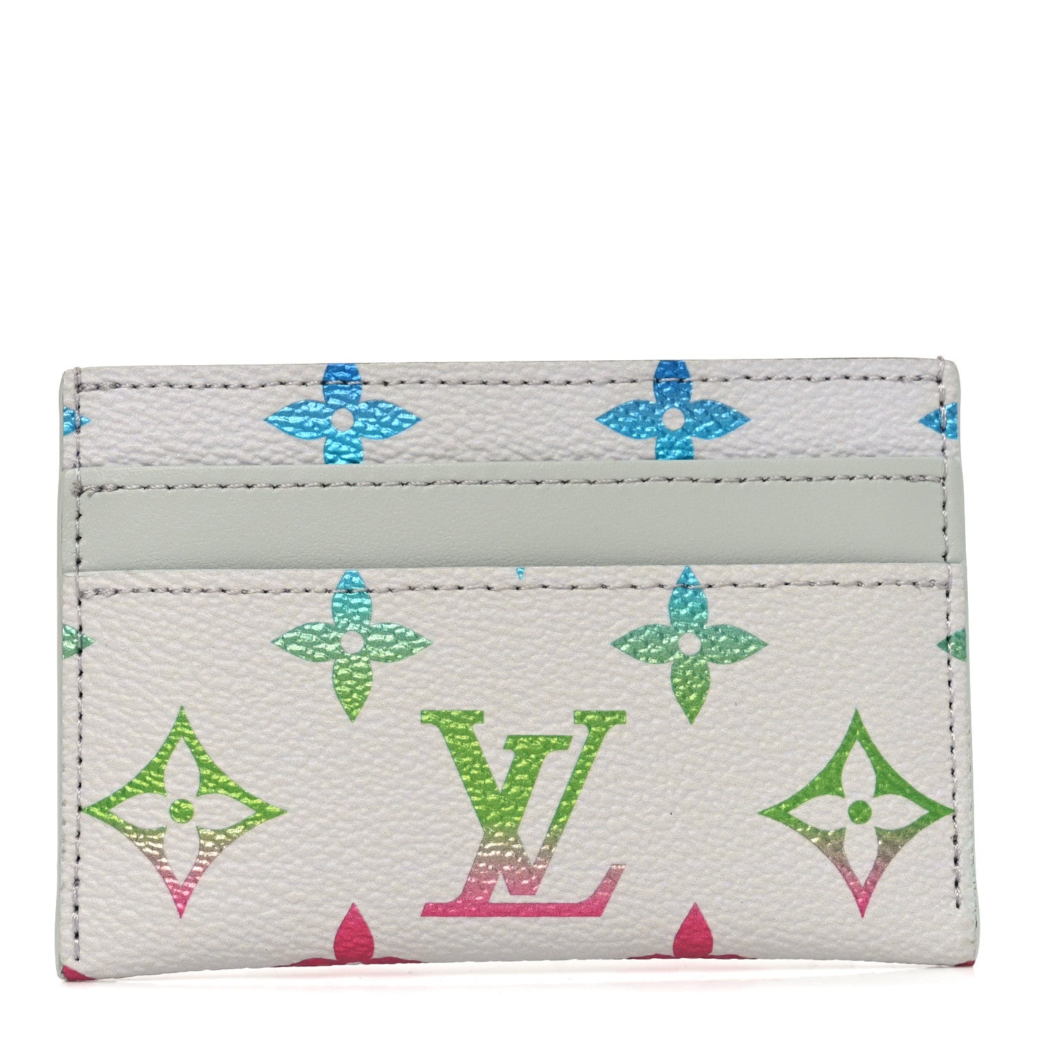 Louis Vuitton Monogram Card Holder Gradient Grey