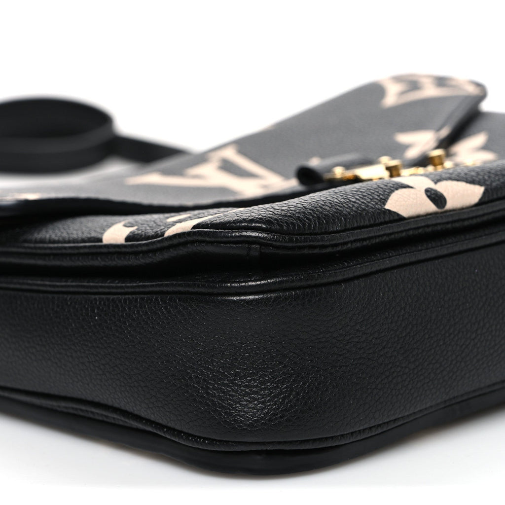 Louis Vuitton Empreinte Monogram Giant Pochette Metis Black Beige