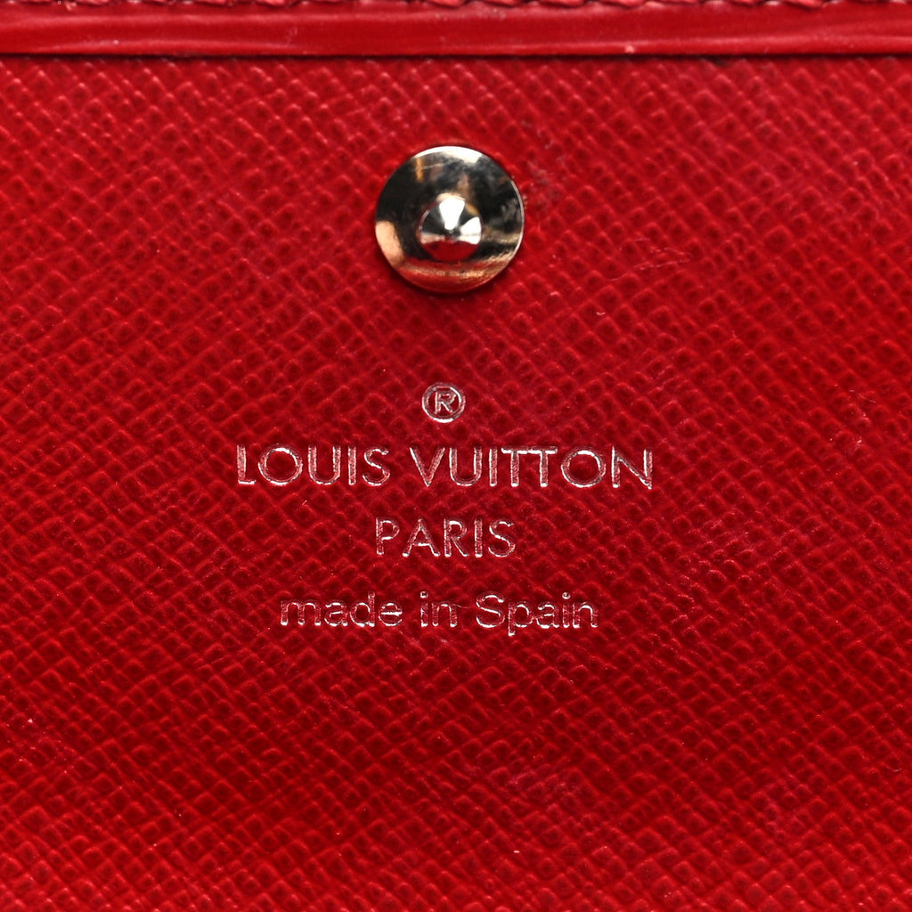 Louis Vuitton Epi Sarah Wallet Castillan Red