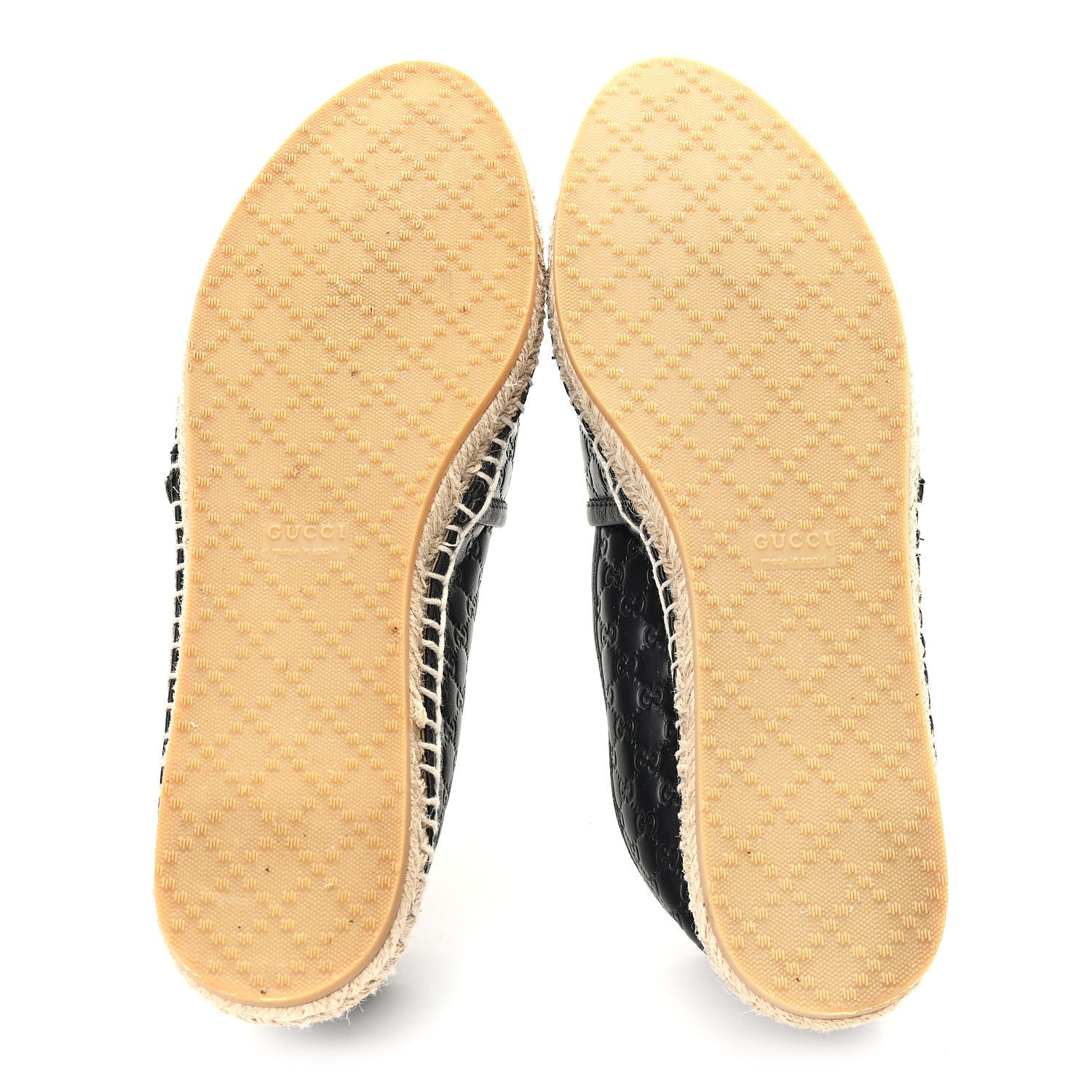Gucci Microguccissima Signature Espadrilles 38 Black