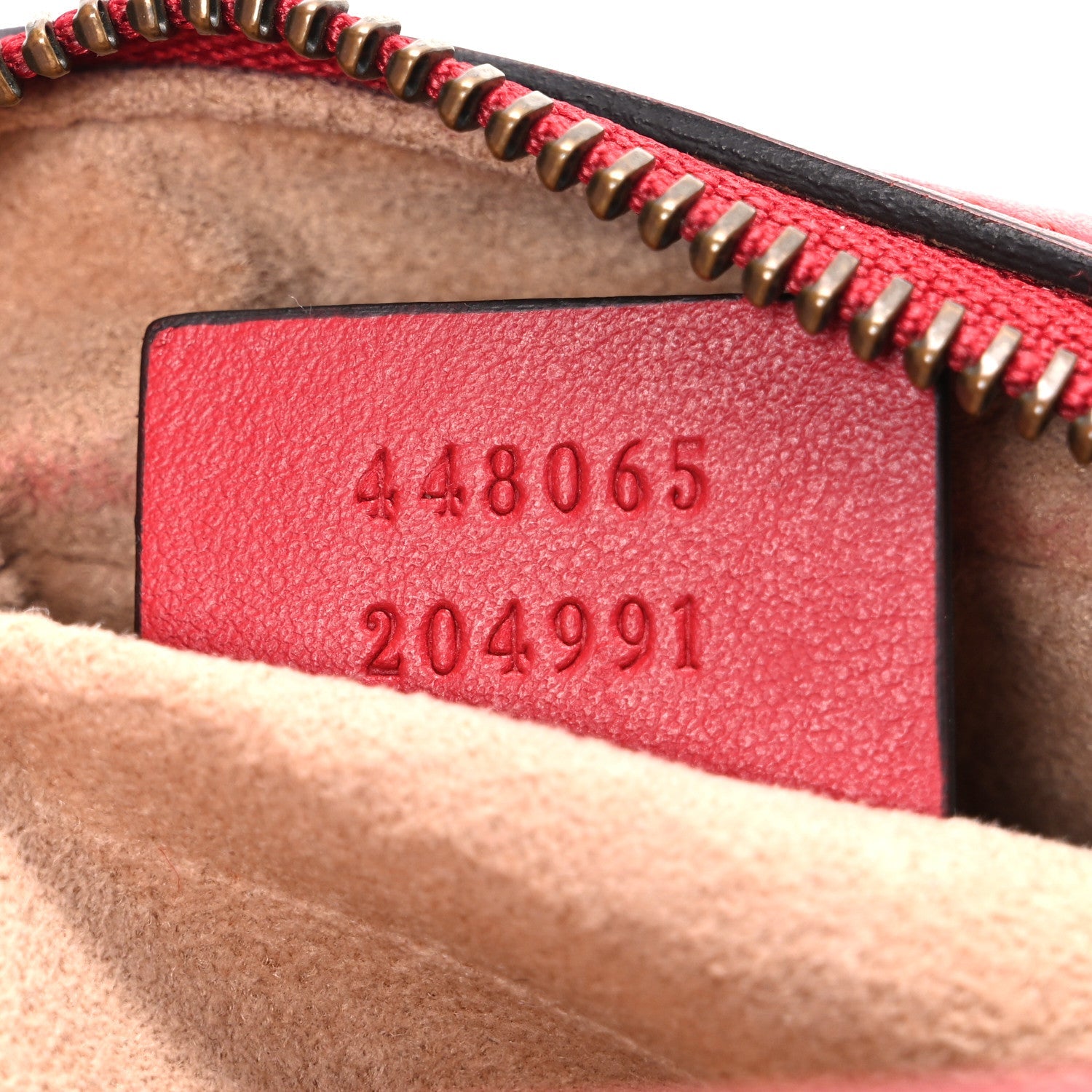 Gucci Calfskin Matelasse Mini GG Marmont Chain Shoulder Bag Hibiscus Red