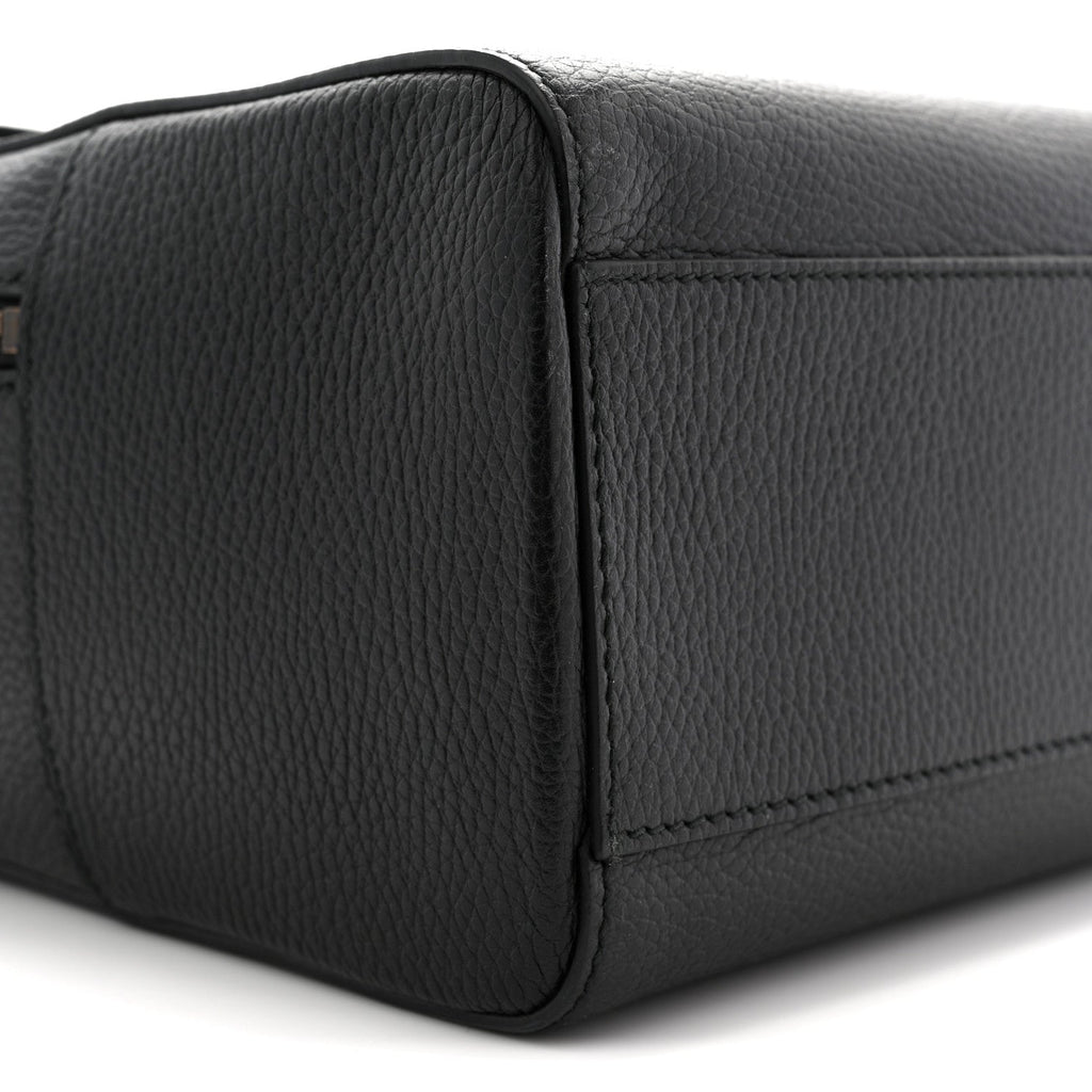 Gucci Dollar Calfskin GG Marmont Briefcase Black