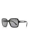 Acetate Square Sunglasses 5408 Black