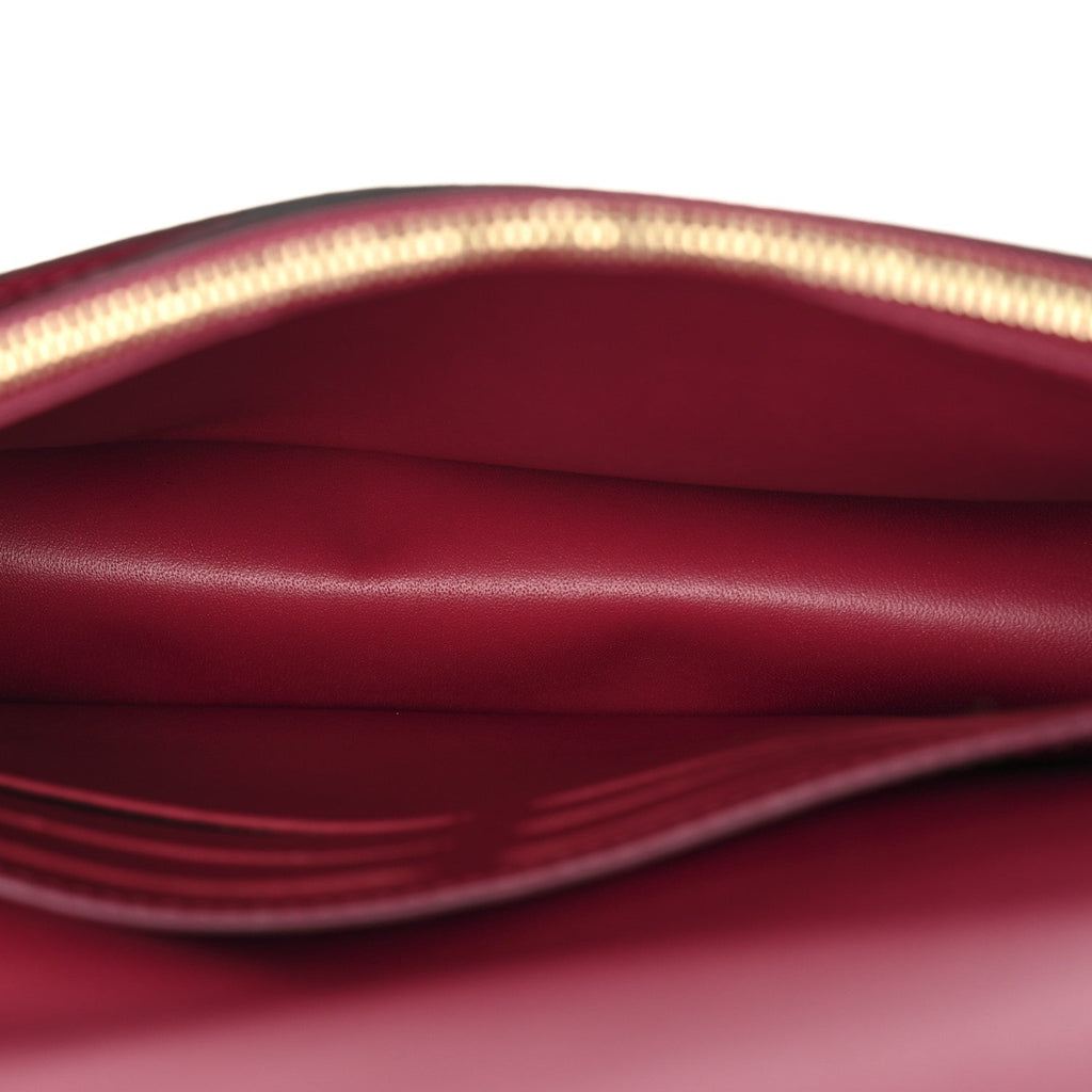 Louis Vuitton Monogram Flore Chain Wallet Fuchsia