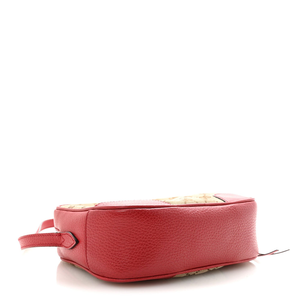 Gucci Monogram Mini Bree Messenger Bag Red