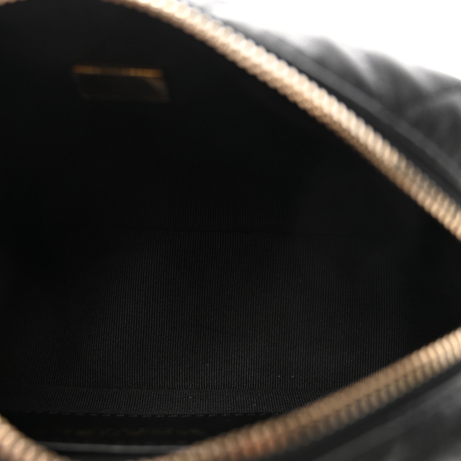Chanel Lambskin Quilted Mini Pillow Crush Camera Case Black