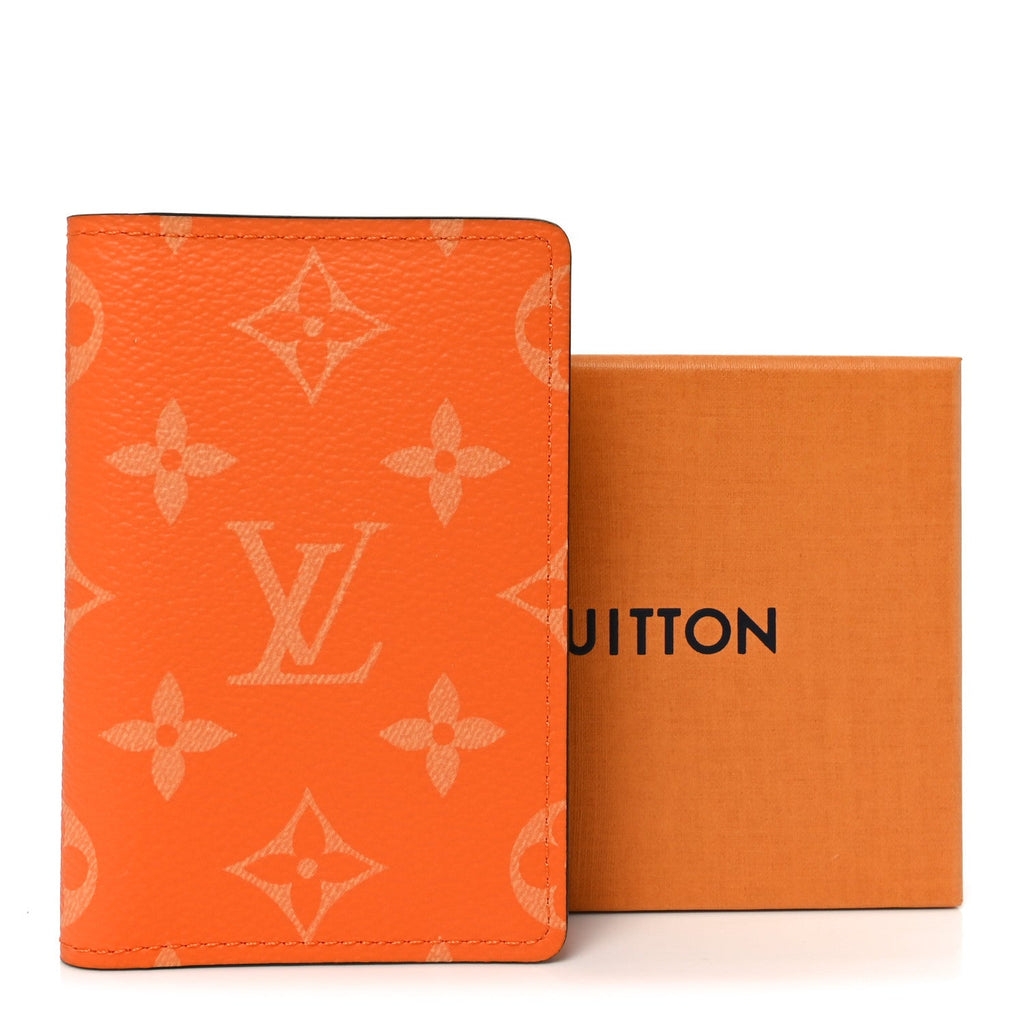 Louis Vuitton Taigarama Pocket Organizer NM Tangerine