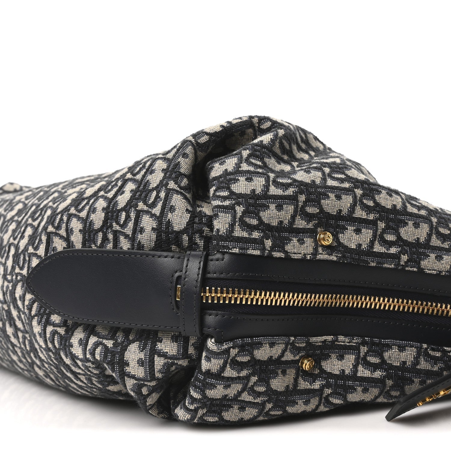Christian Dior Oblique Large D-Journey Bag Blue