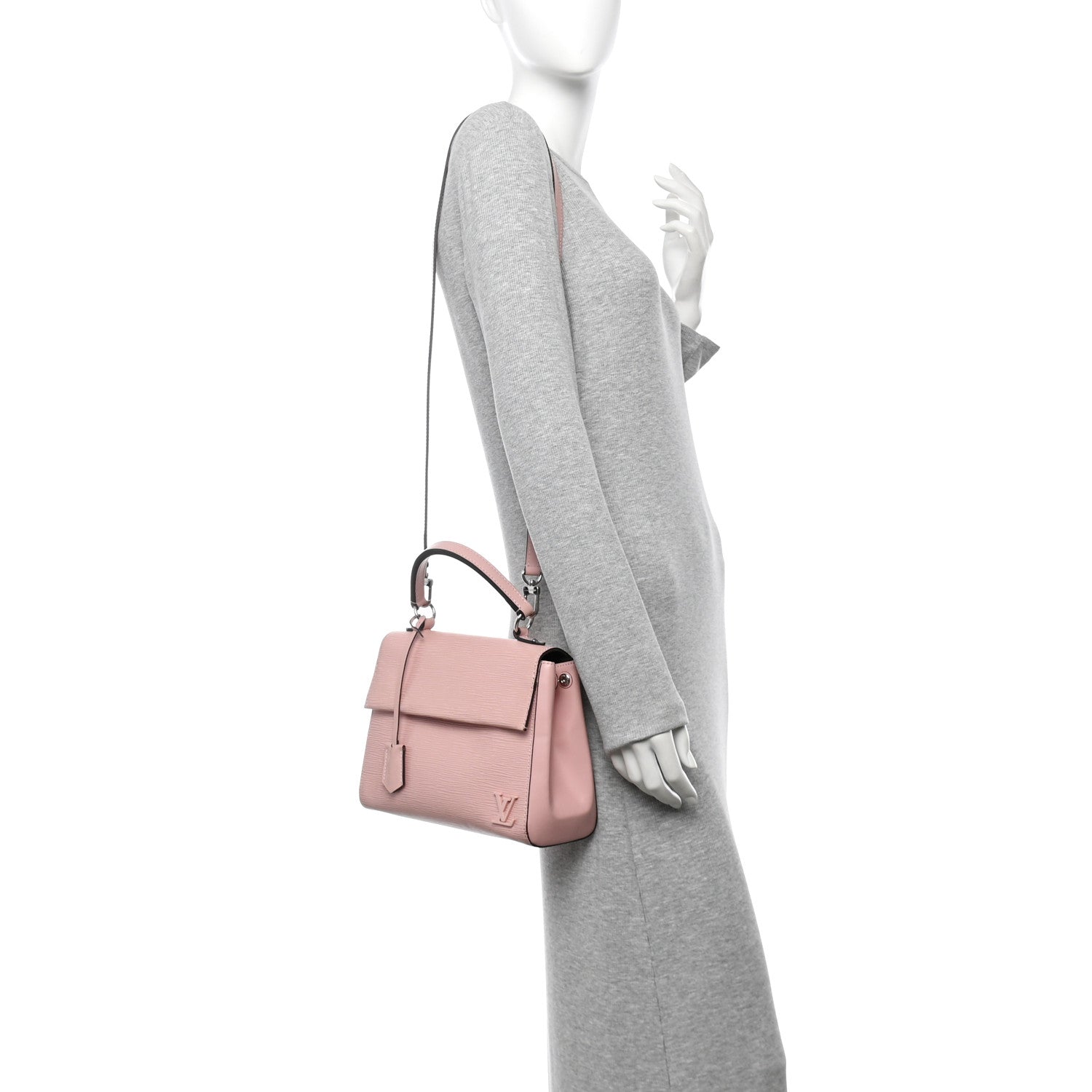 Louis Vuitton Epi Cluny BB Rose Ballerine