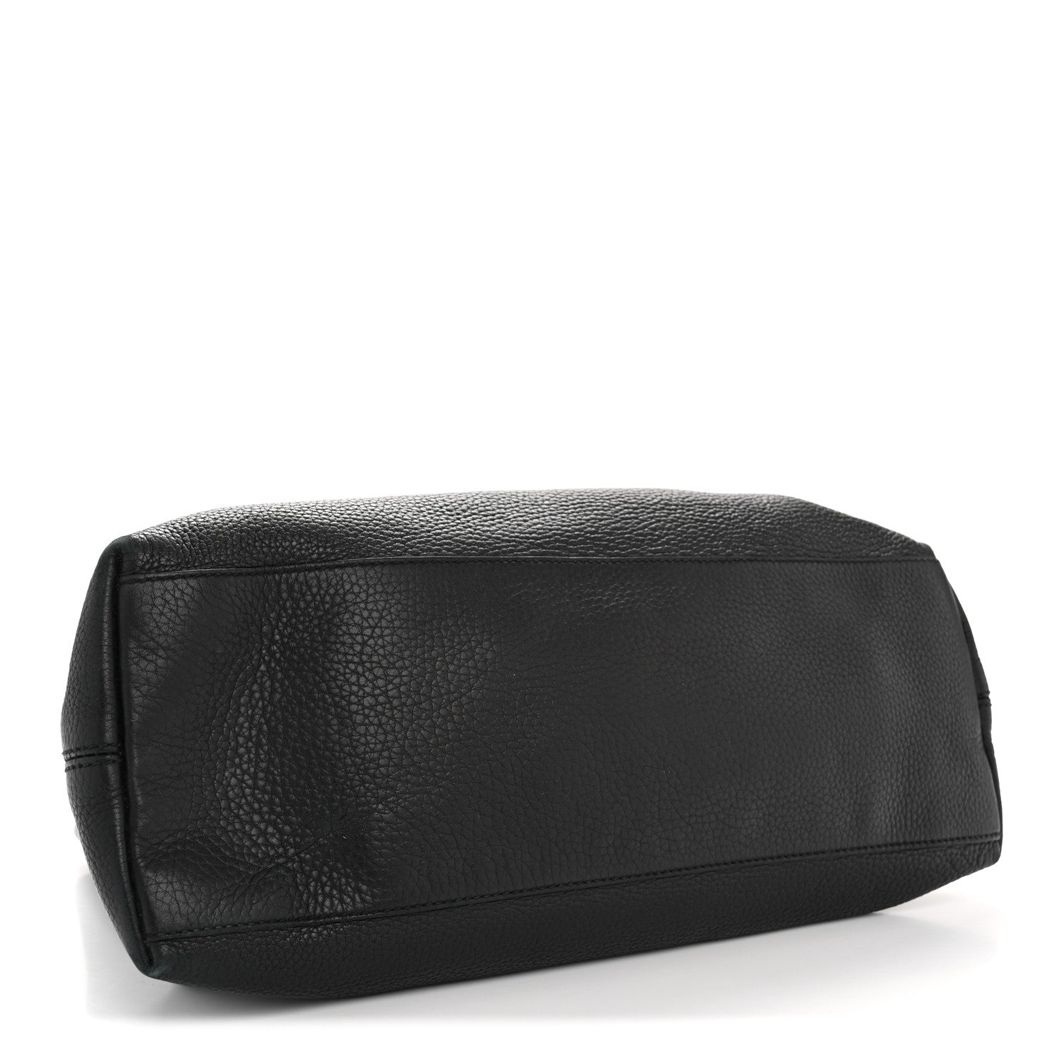 Gucci Pebbled Calfskin Medium Soho Chain Shoulder Bag Black