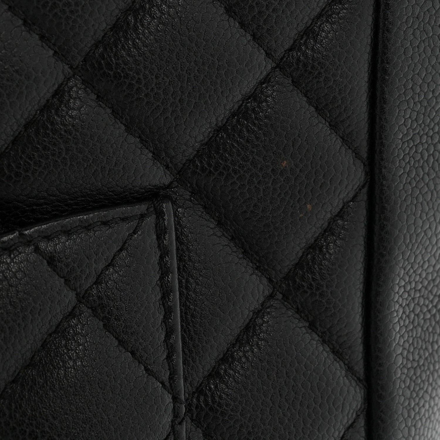 Chanel Caviar Quilted Petit Shopping Tote PST Black