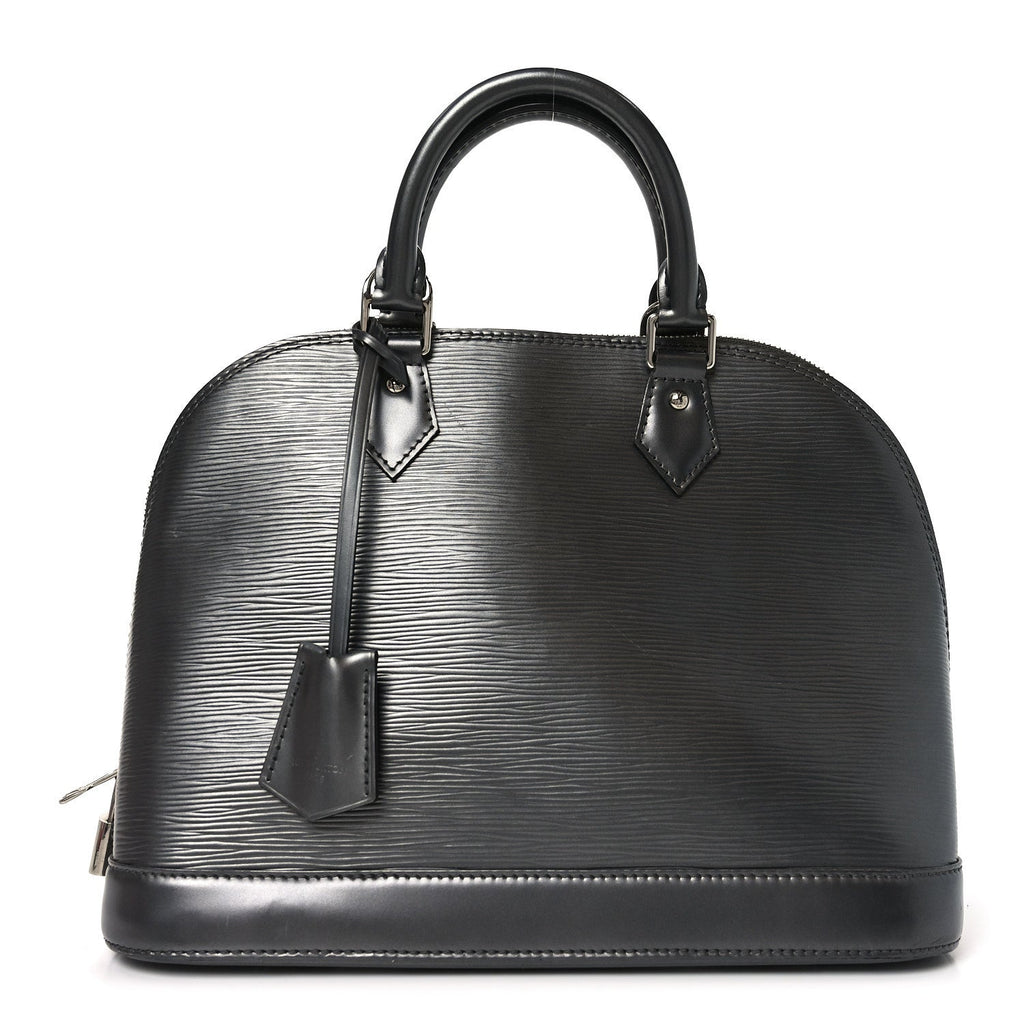 Louis Vuitton Metallic Epi Alma PM Black Silver