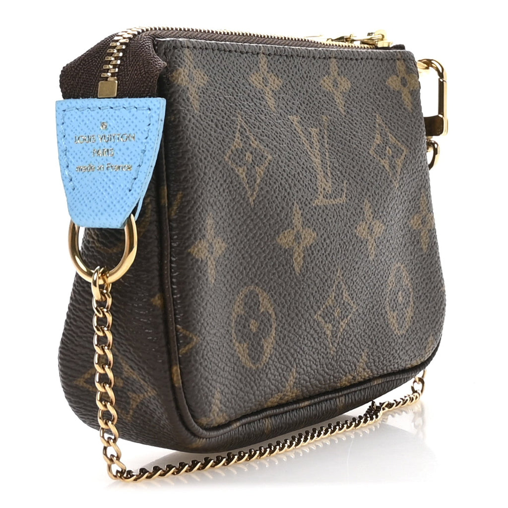 Louis Vuitton Monogram 2022 Christmas Animation Tokyo Mini Pochette Accessories Blue