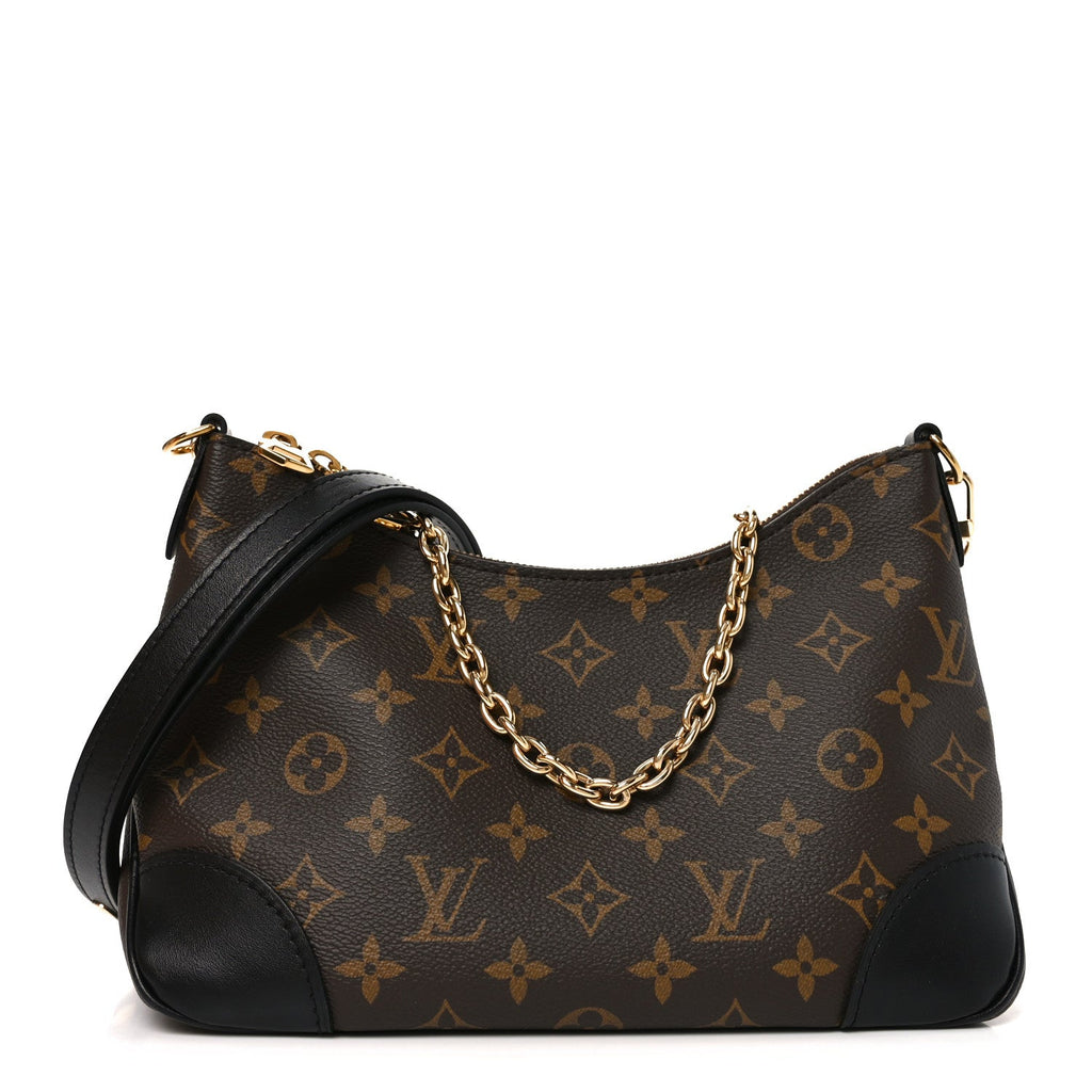 Louis Vuitton Monogram Boulogne NM Black