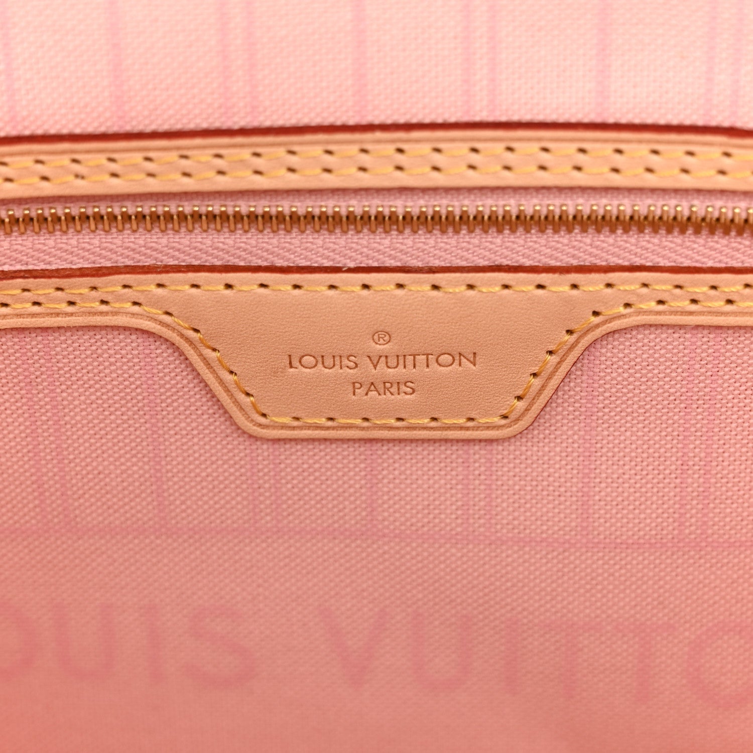 Louis Vuitton Damier Azur Neo Neverfull MM Rose Ballerine