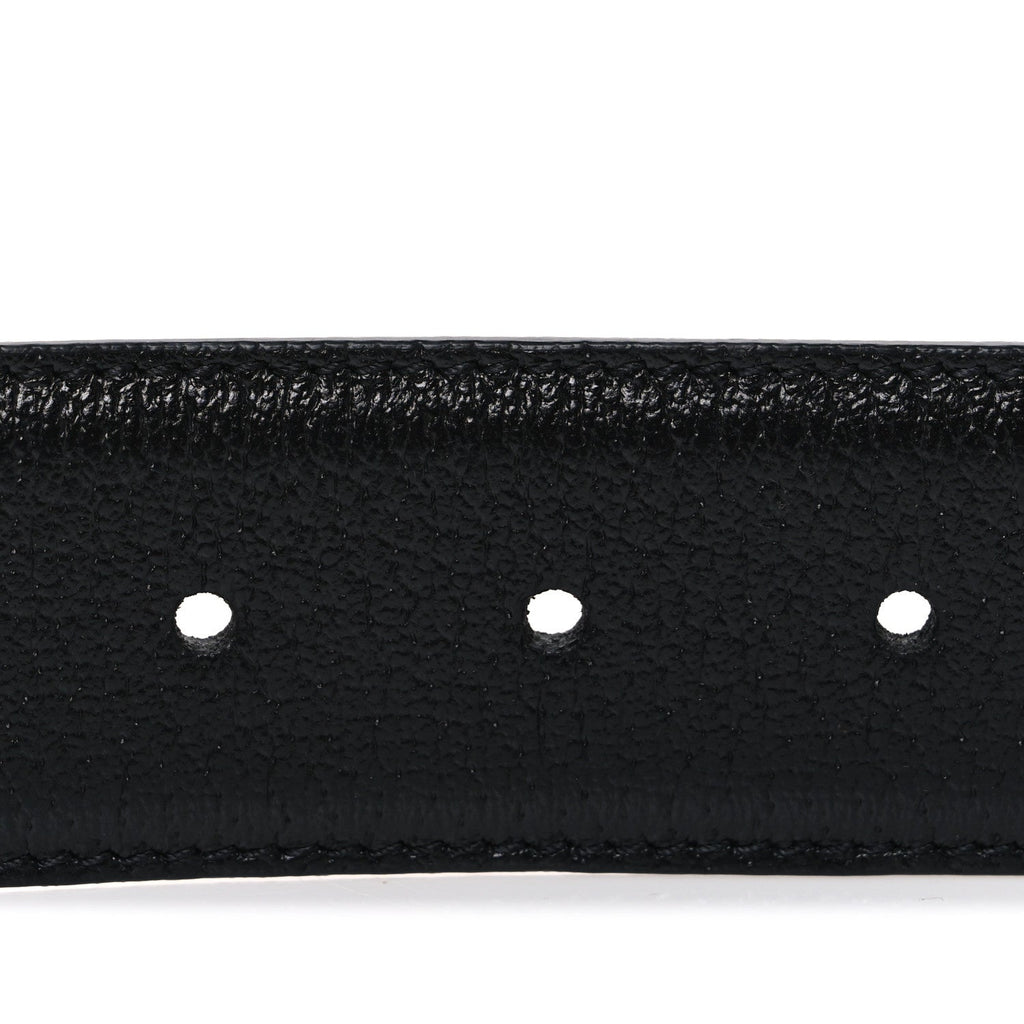 Gucci Textured Dollar Calfskin 40mm Belt 85 34 Black