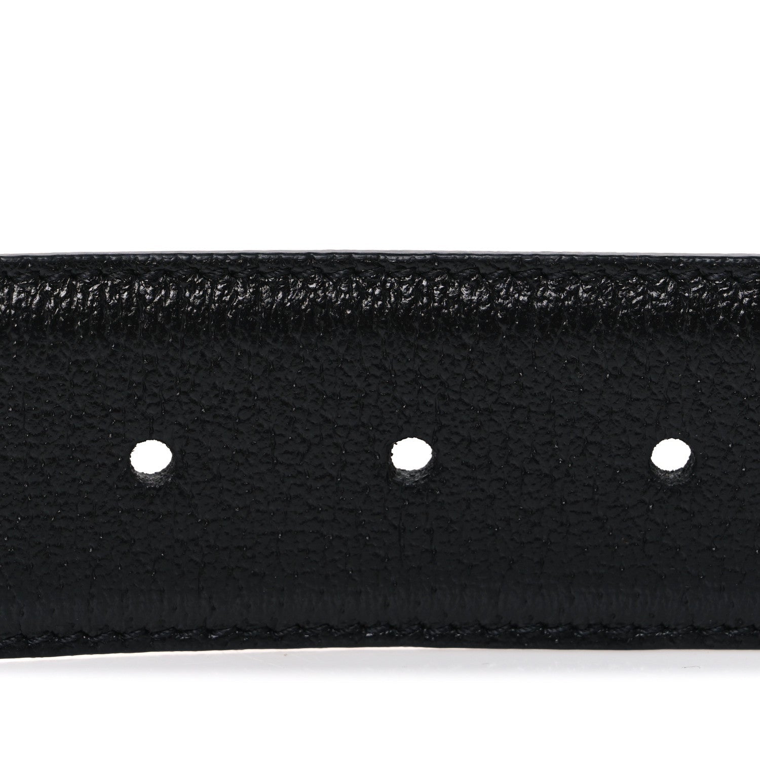 Gucci Textured Dollar Calfskin 40mm Belt 85 34 Black