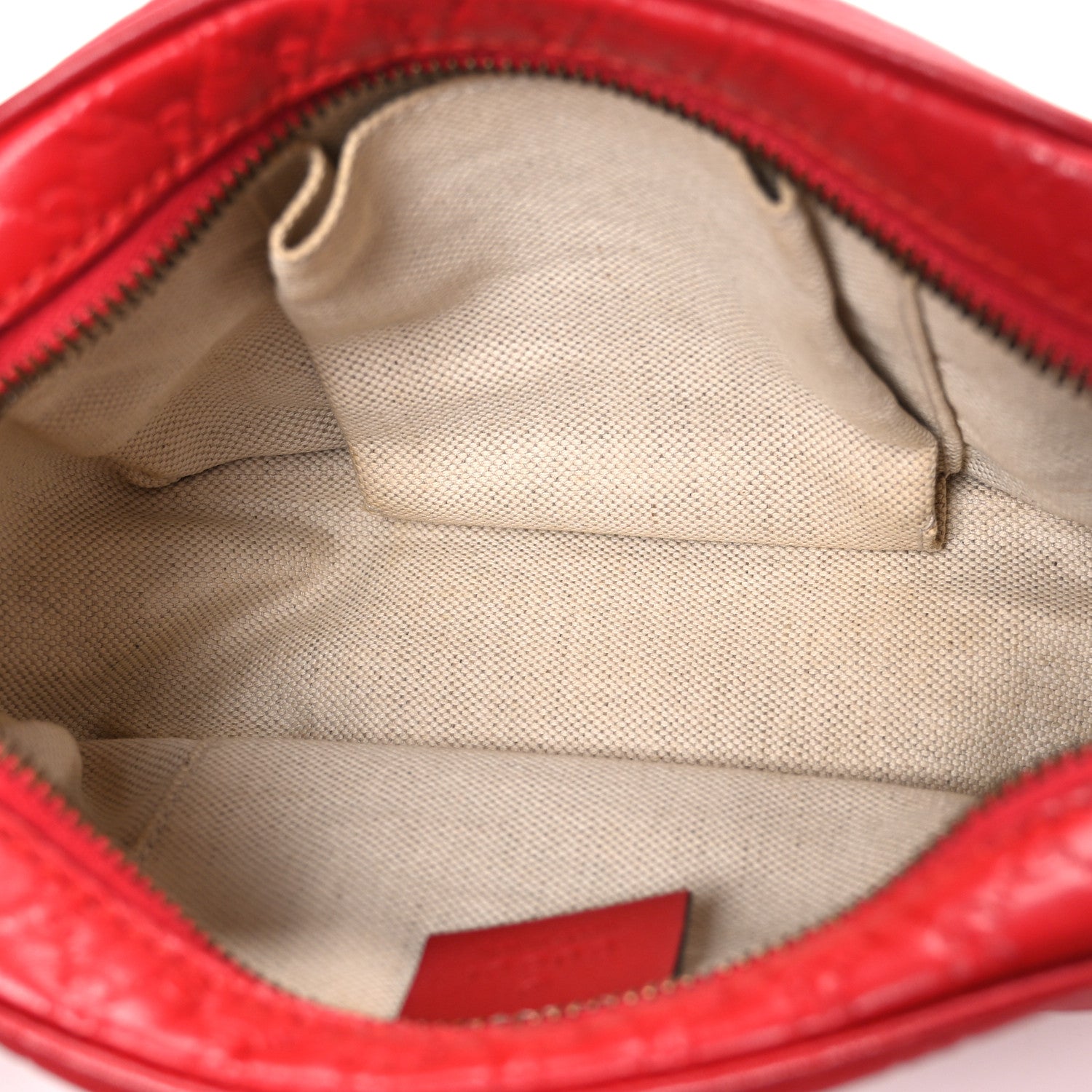 Gucci Microguccissima Sunshine Disco Crossbody Bag Red