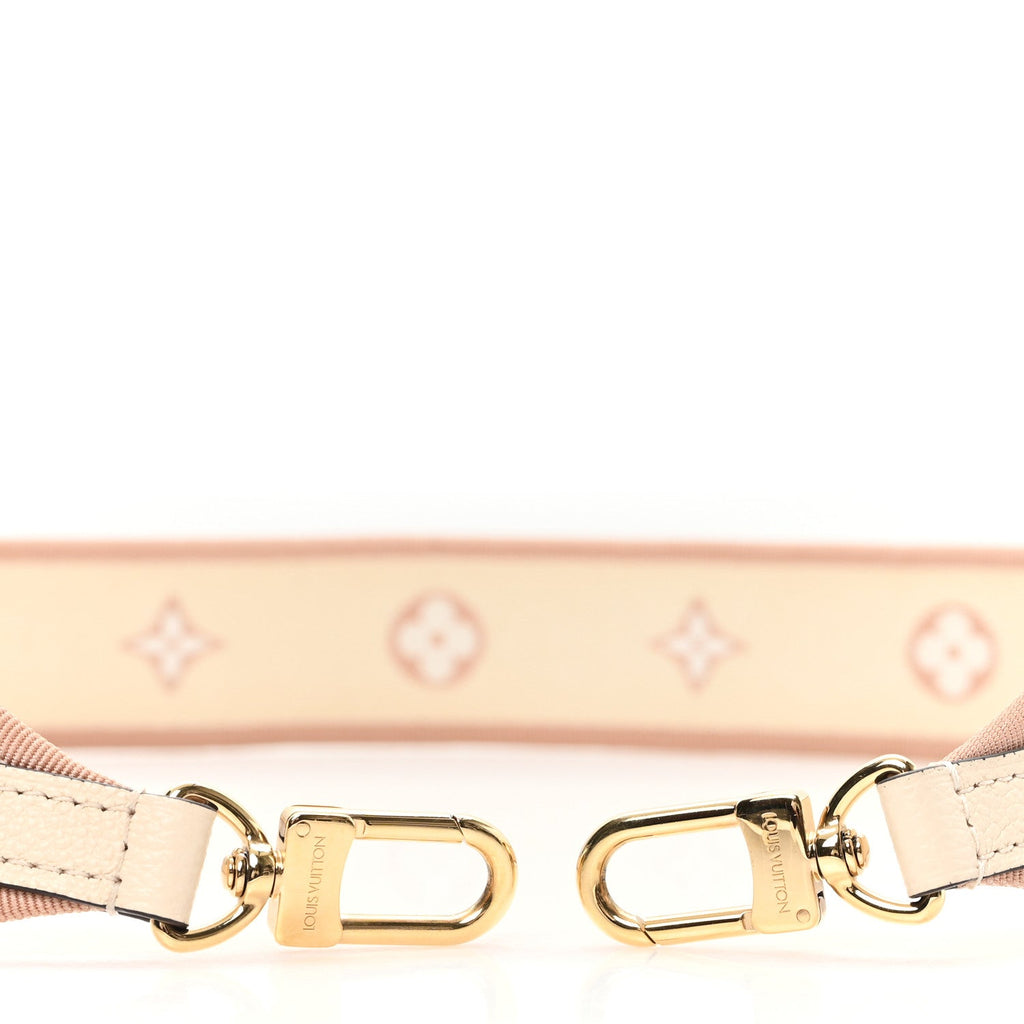 Louis Vuitton Jacquard Diane Shoulder Strap Creme Beige