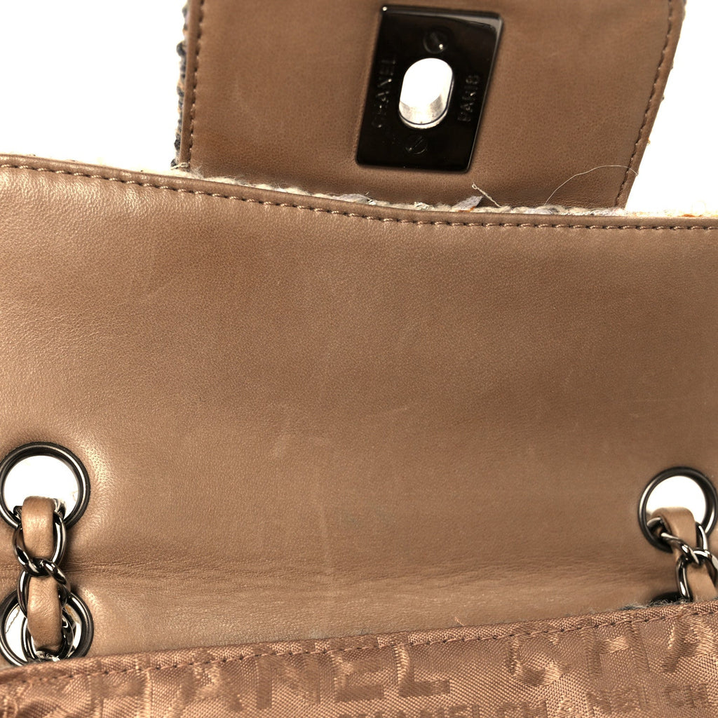 Chanel Tweed Small Fantasy Flap Grey