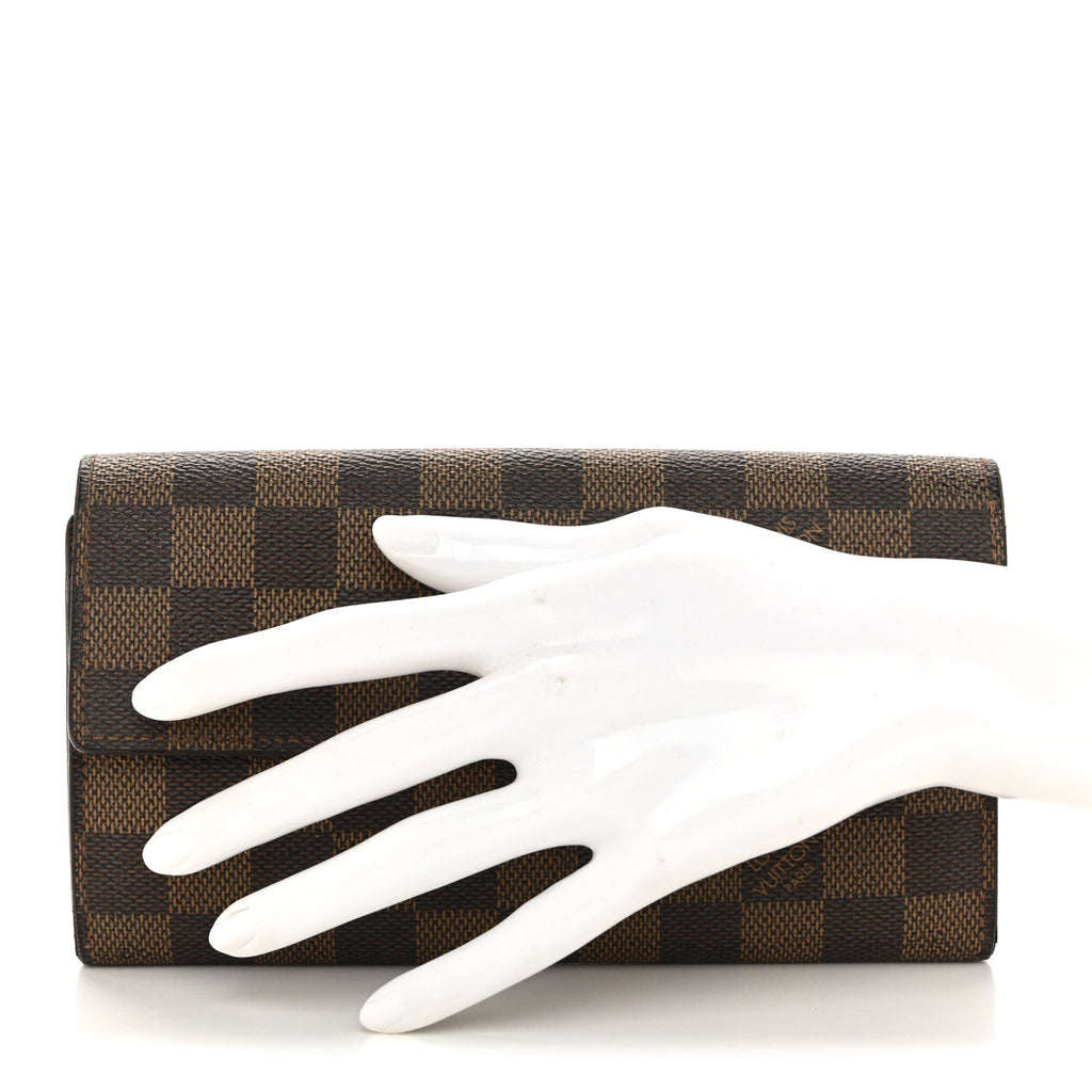 Louis Vuitton Damier Ebene Sarah Wallet