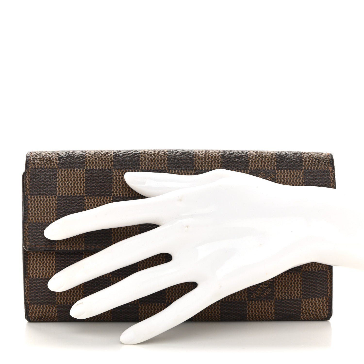 Louis Vuitton Damier Ebene Sarah Wallet