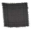Gucci Wool Silk GG Monogram Diamante Plaid Surviee Shawl Graphite Black