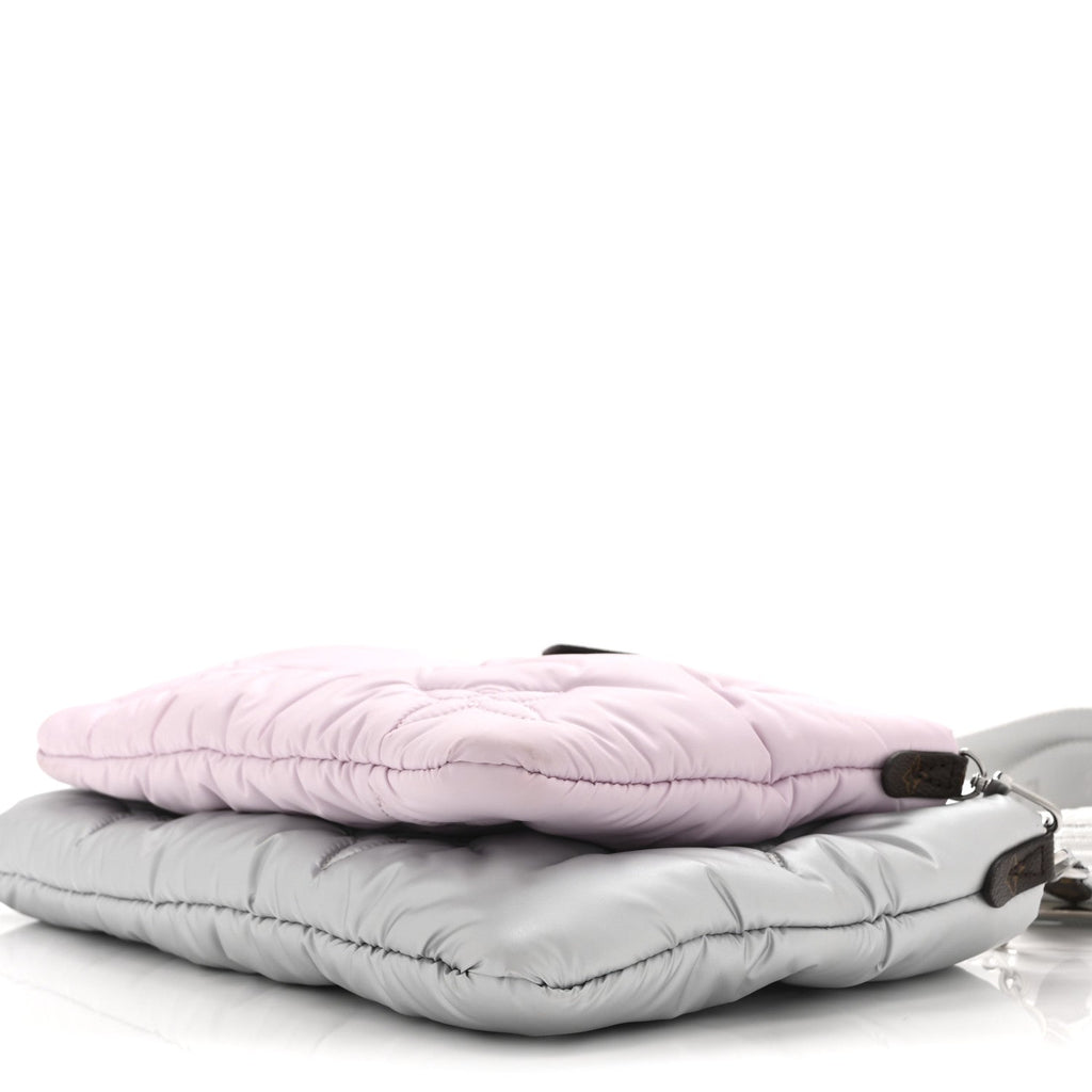 Louis Vuitton Econyl Monogram Pillow Maxi Multi Pochette Accessories Silver Pale Pink