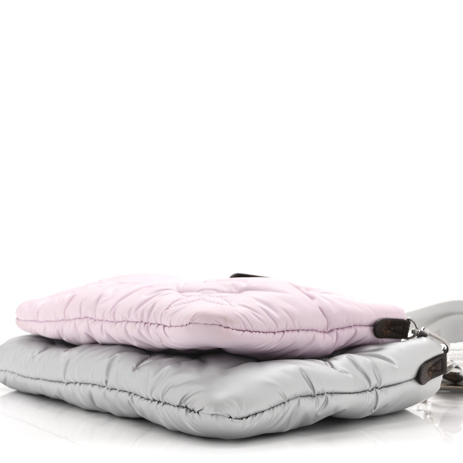 Louis Vuitton Econyl Monogram Pillow Maxi Multi Pochette Accessories Silver Pale Pink