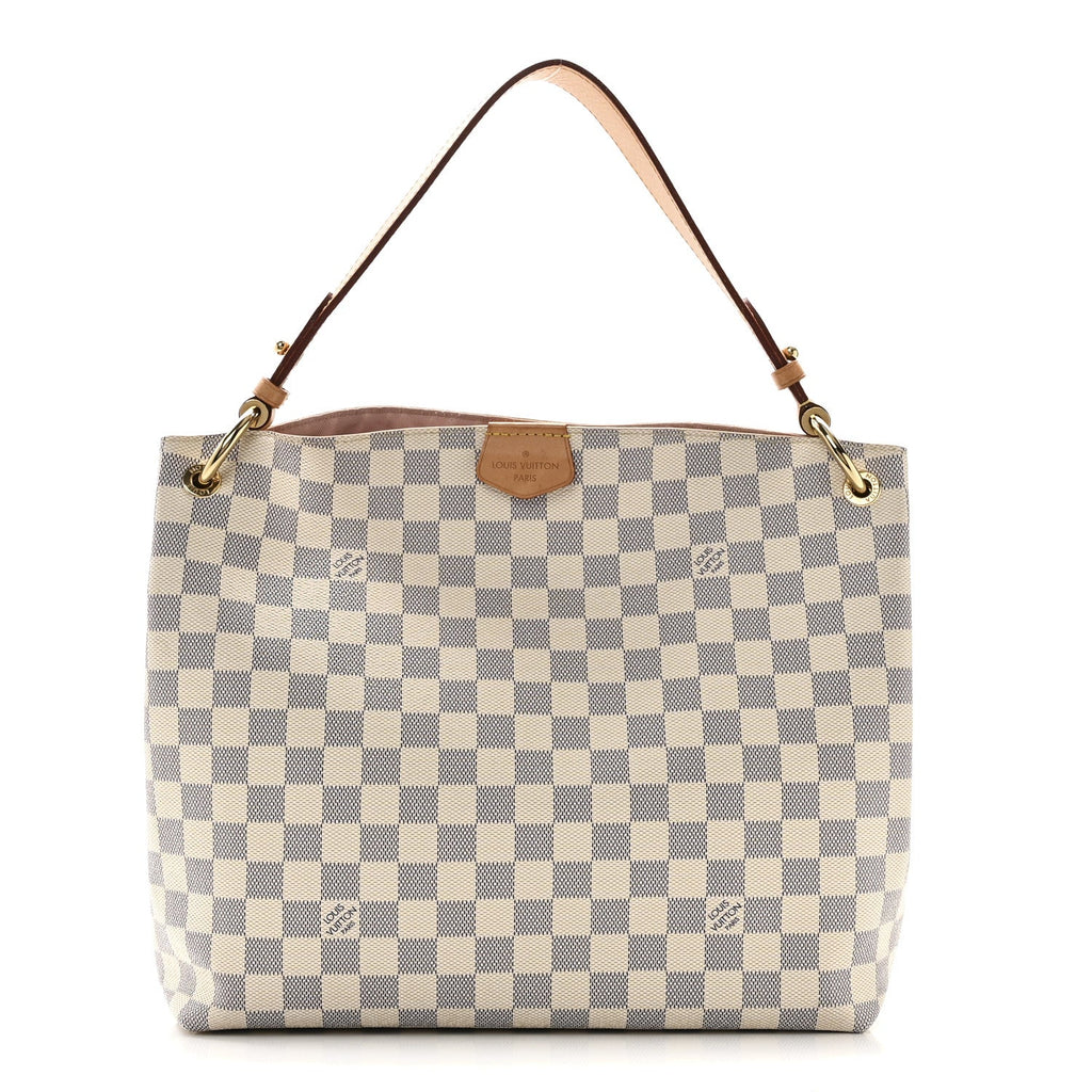 Louis Vuitton Damier Azur Graceful PM                    Rose Ballerine