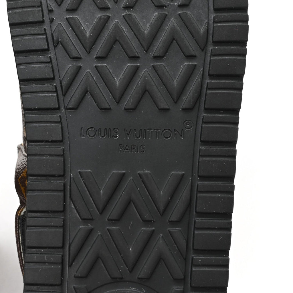 Louis Vuitton Monogram LV Sunset Comfort Flat Sandals 36 Cacao Brown