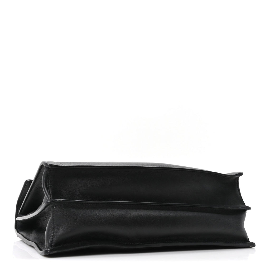 Prada Calfskin Medium Soft Sound Shoulder Bag Black