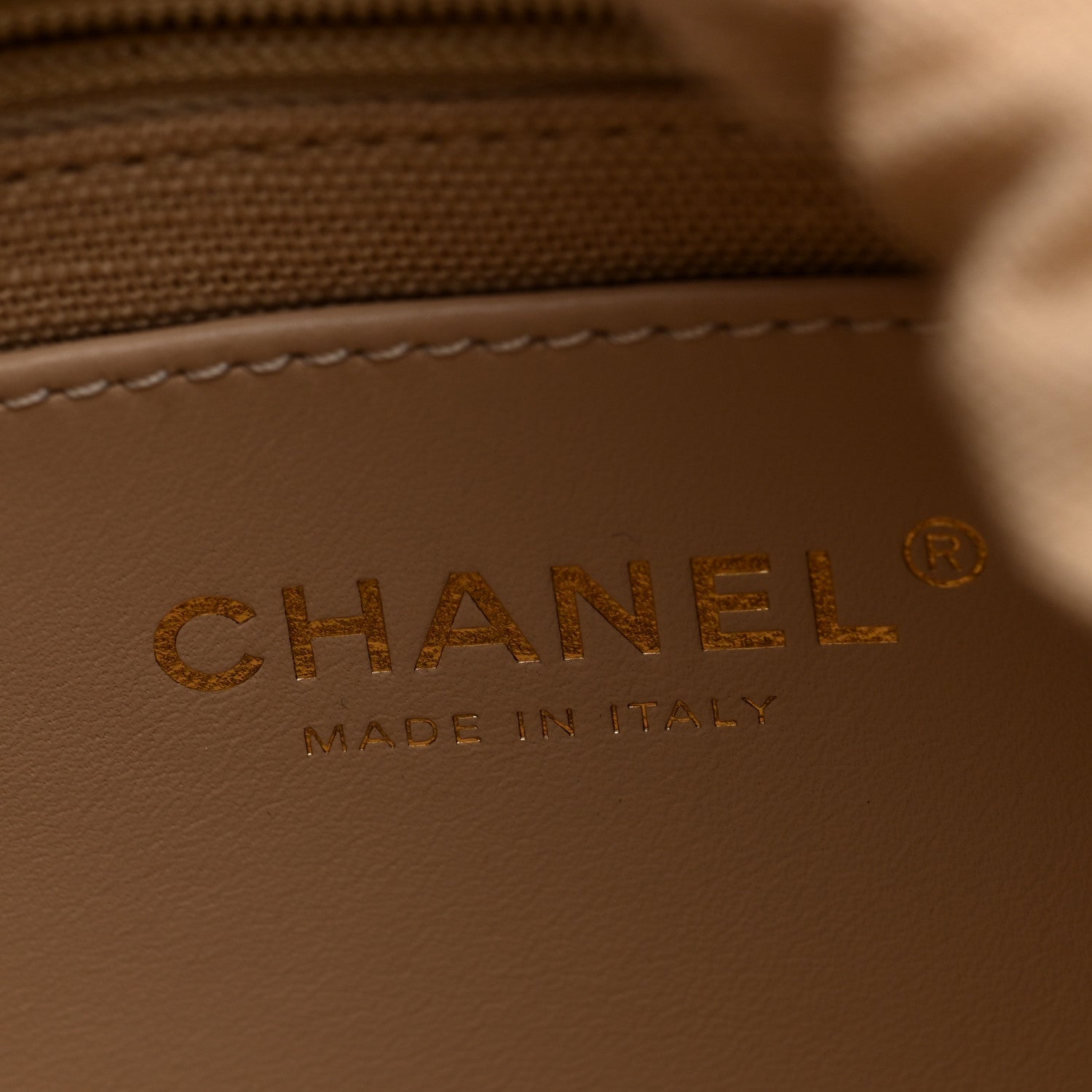 Chanel Calfskin Quilted Shopping Bag Dark Grey